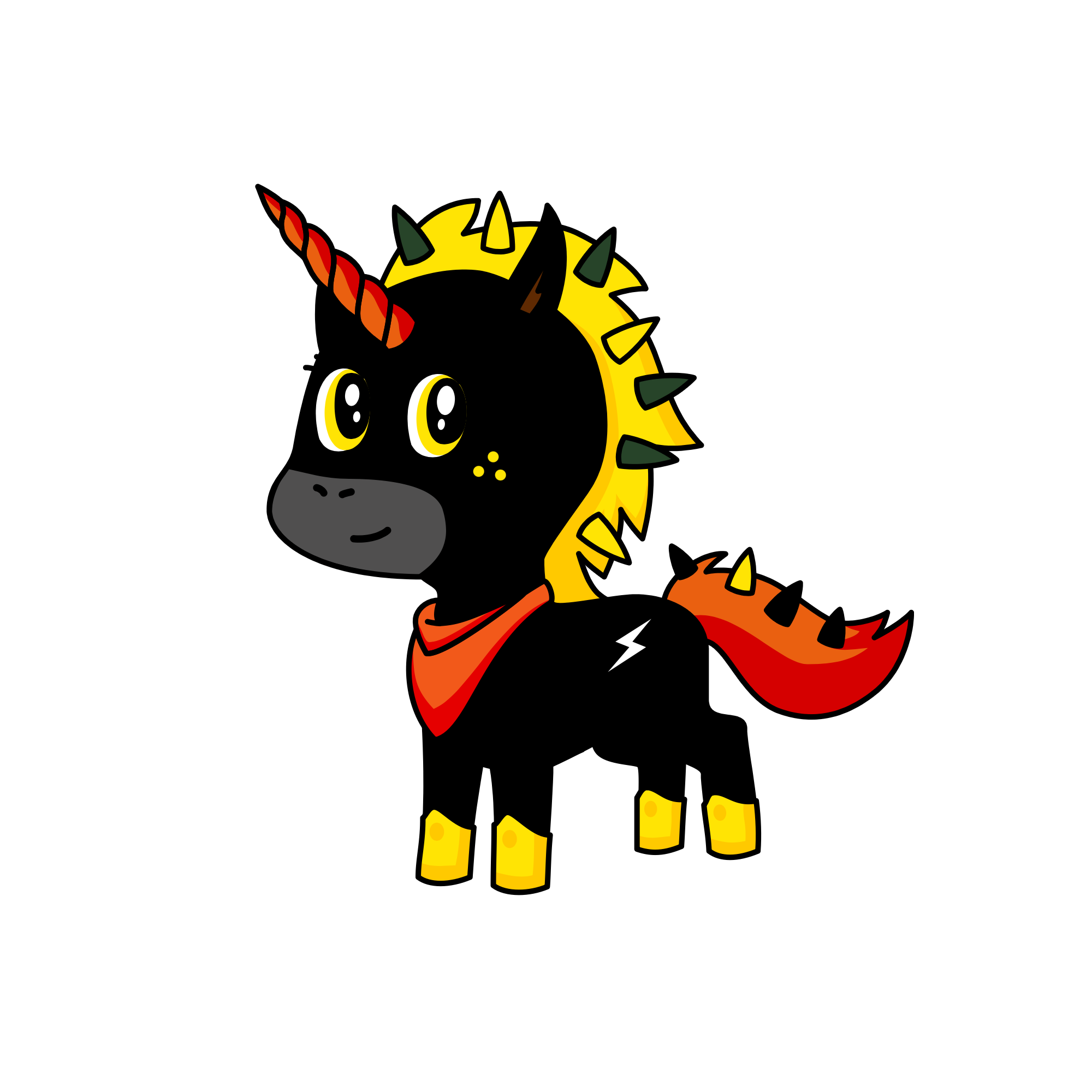 Lightning , the unicorn