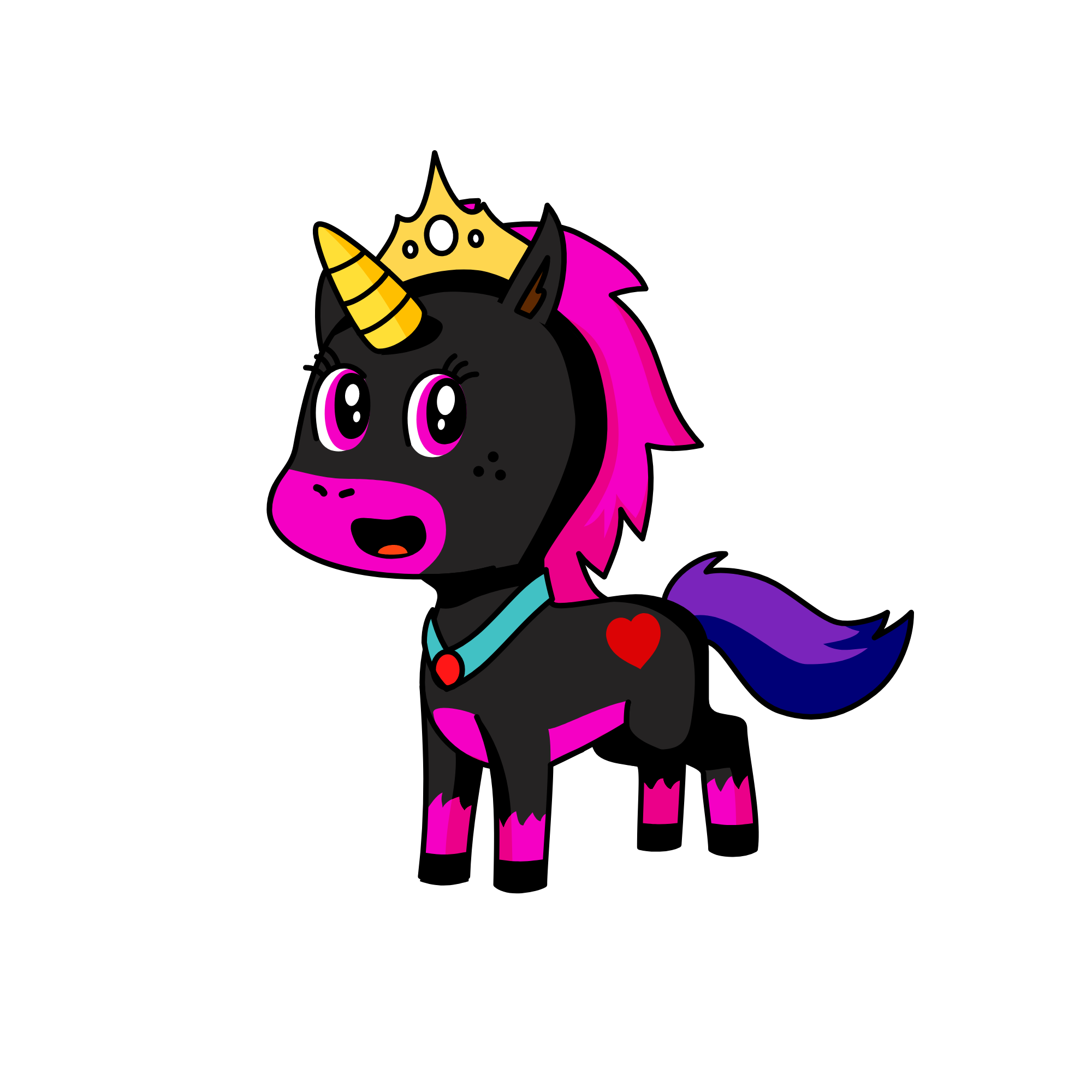 jade, the unicorn