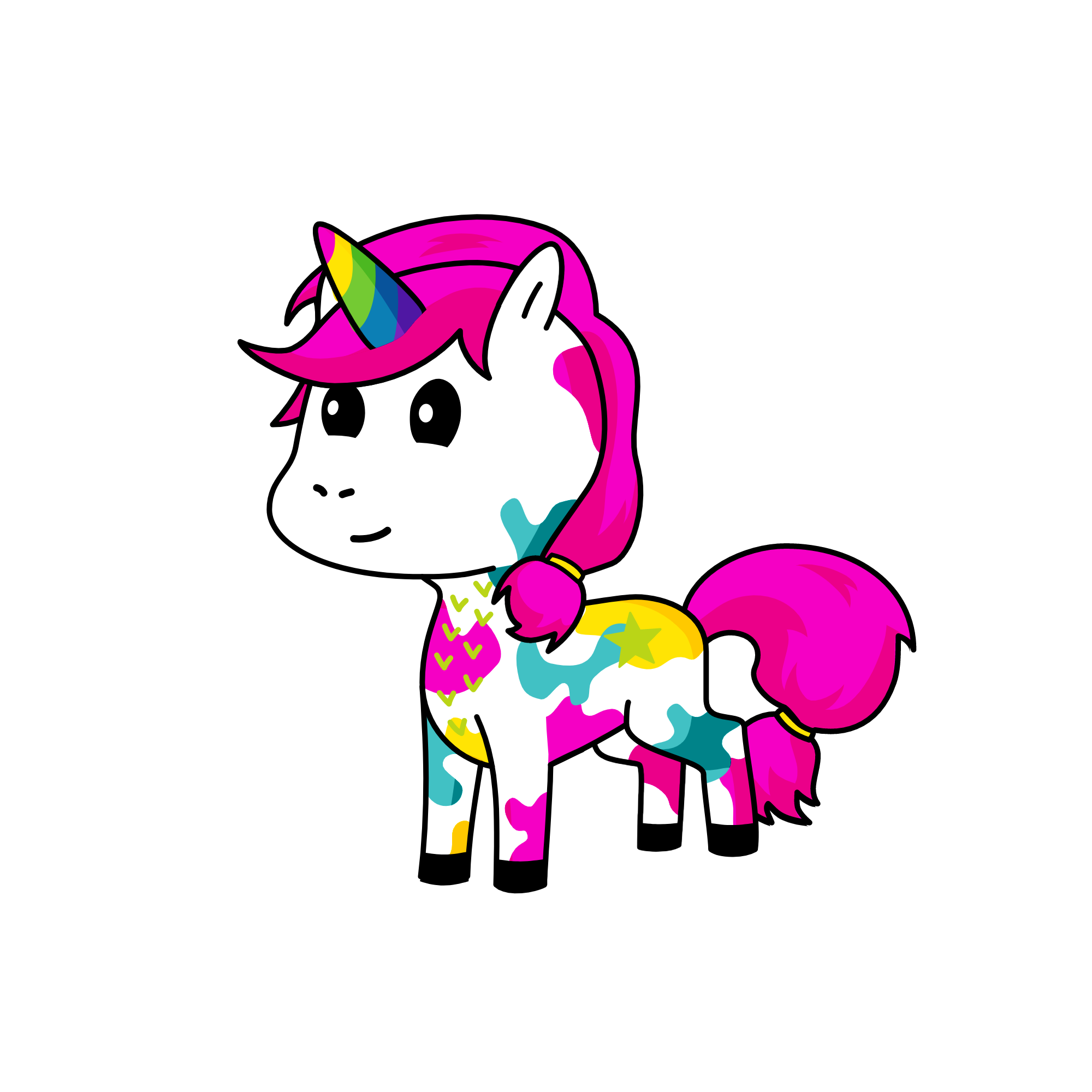 Dot, the unicorn