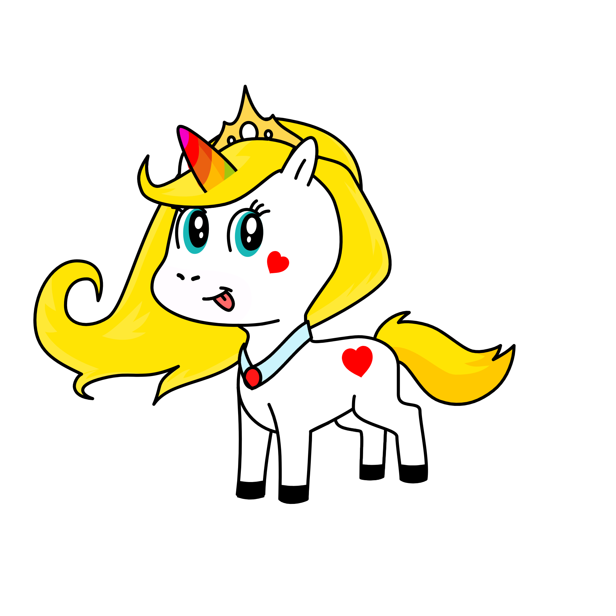 happy, the unicorn