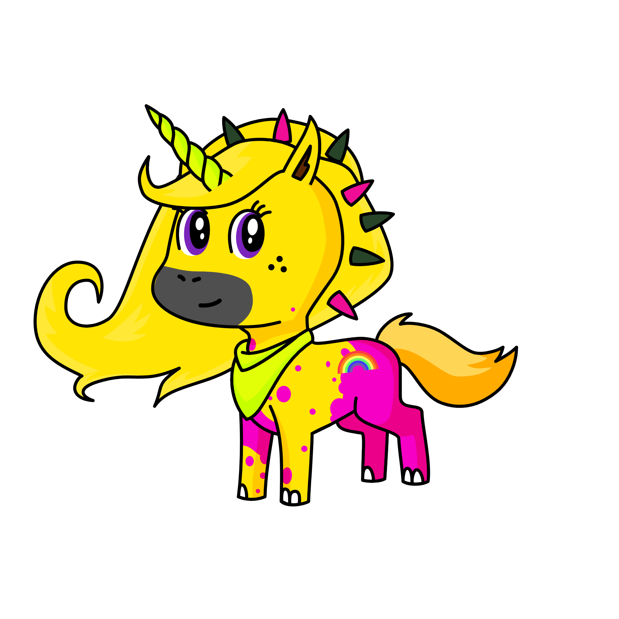 Alexa neon, the unicorn