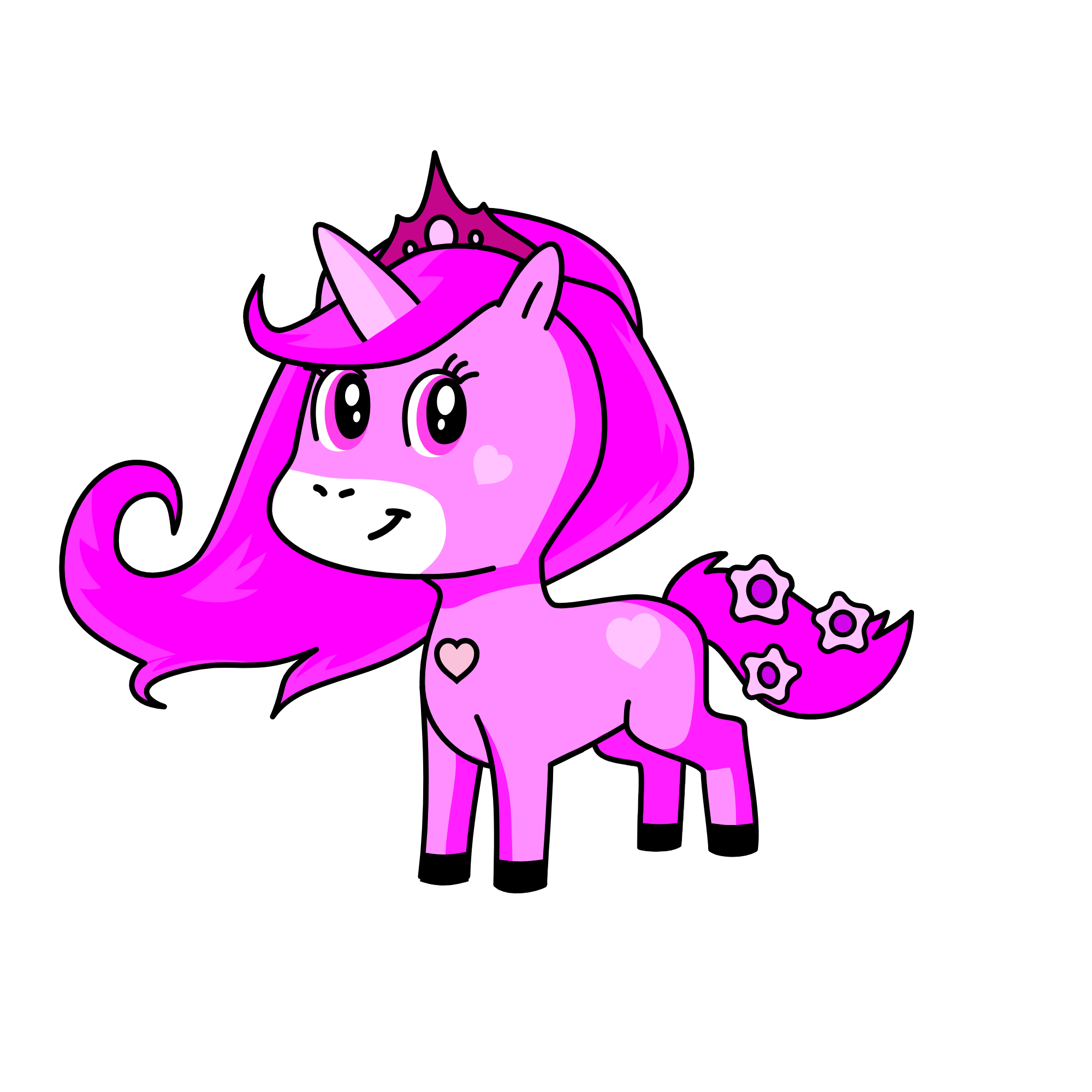 rose, the unicorn