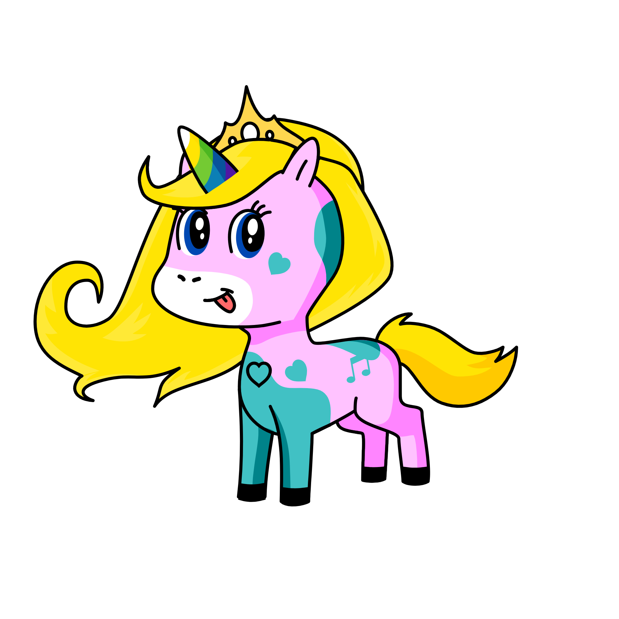 little cat, the unicorn