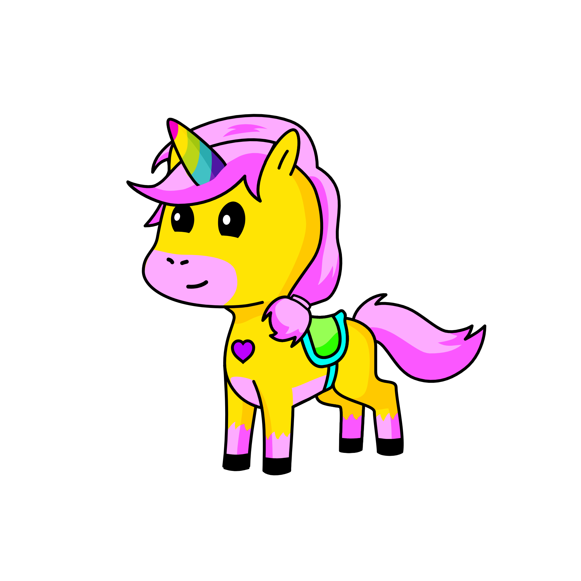 Pepper, the unicorn