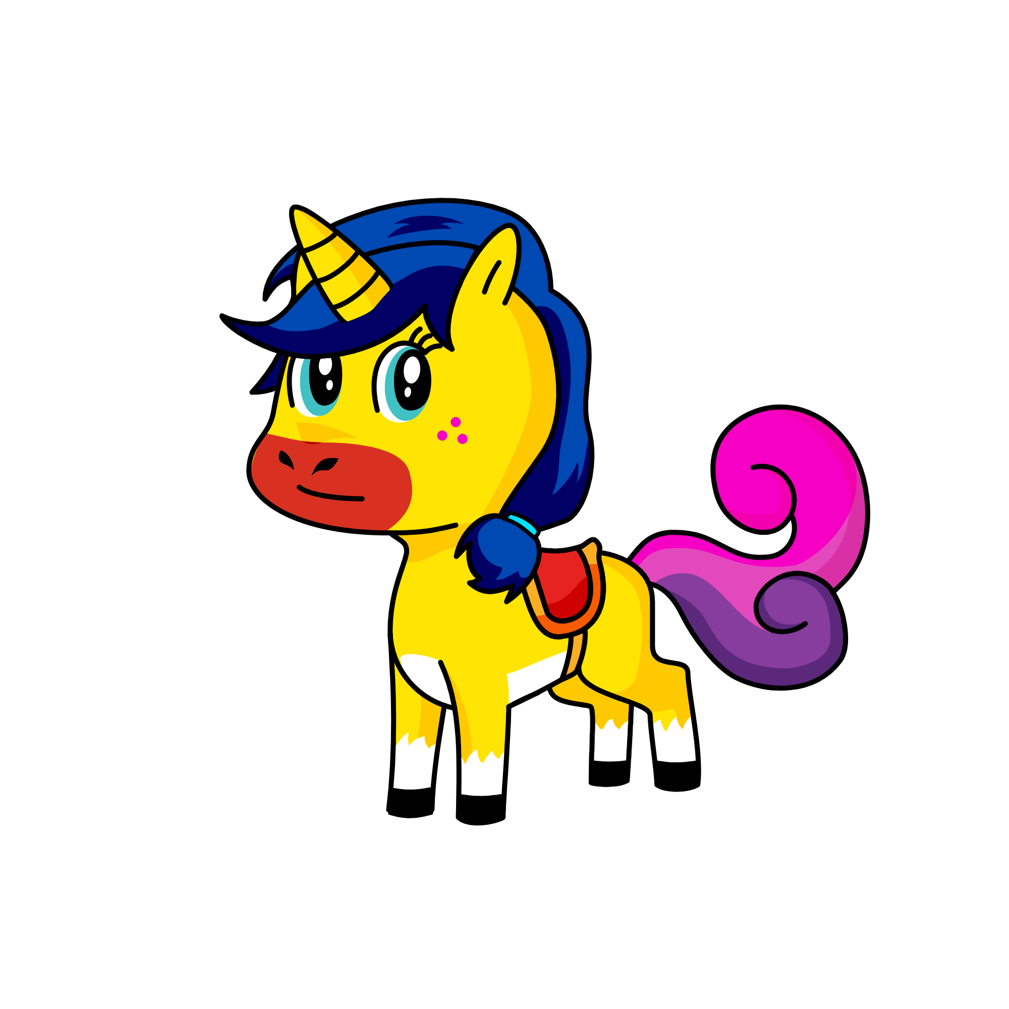 Cutie, the unicorn
