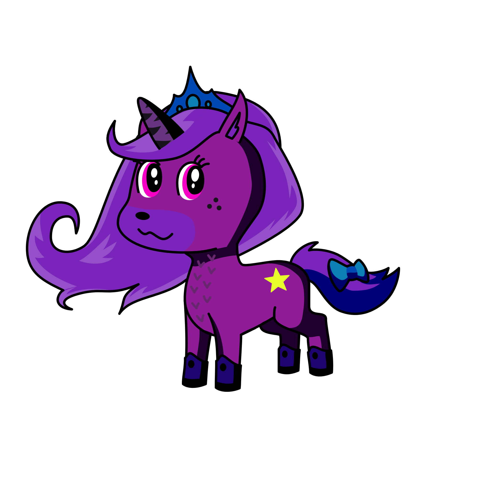  Niete moon🌚 , the unicorn
