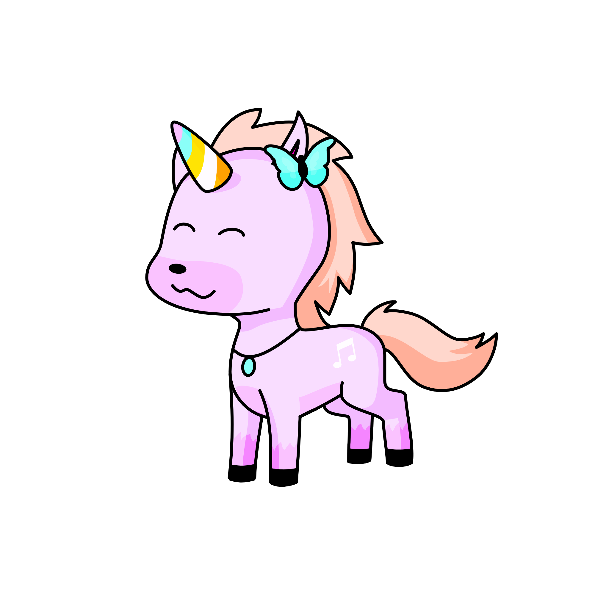 Pinky._.the._.unicorn, the unicorn