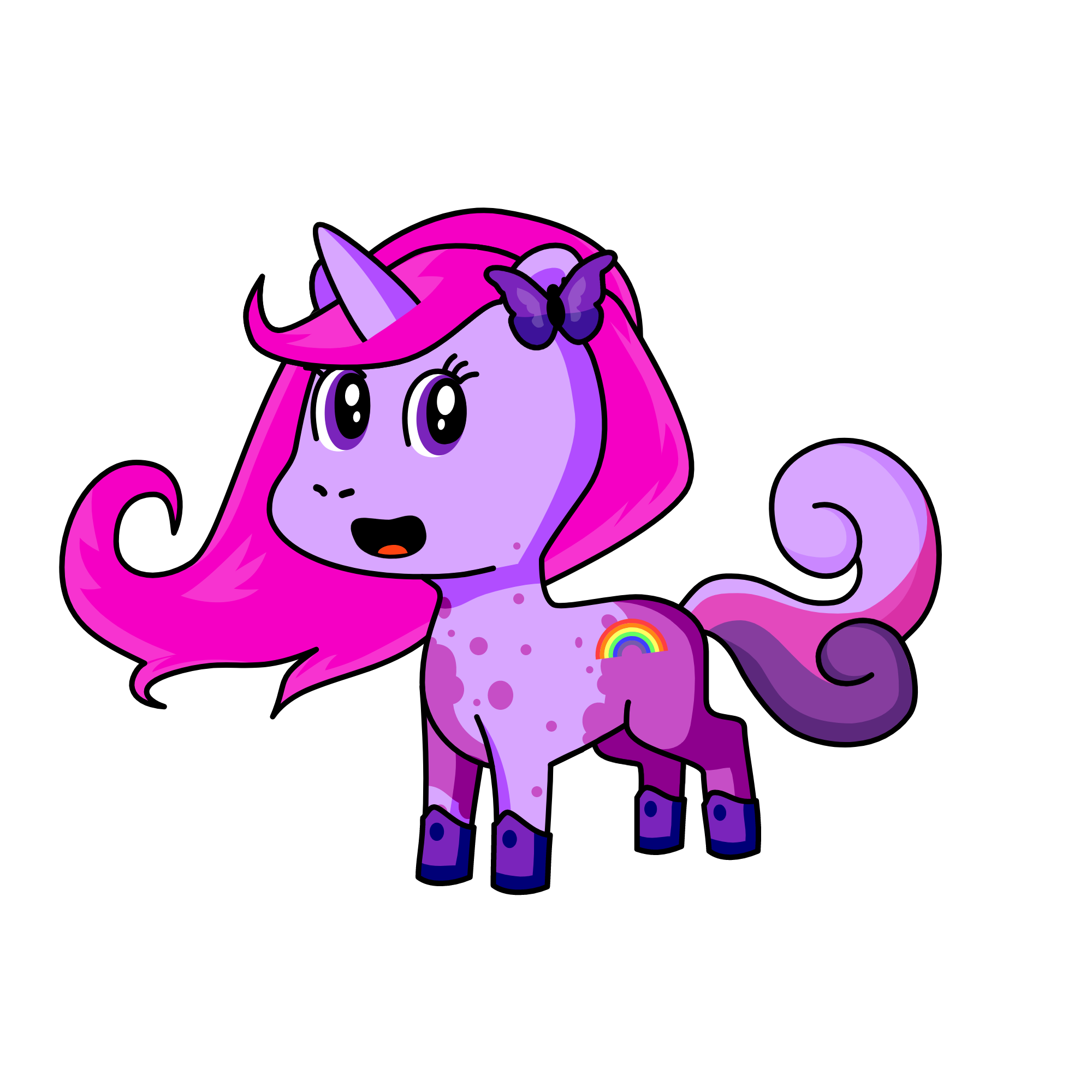 pinkcorn, the unicorn