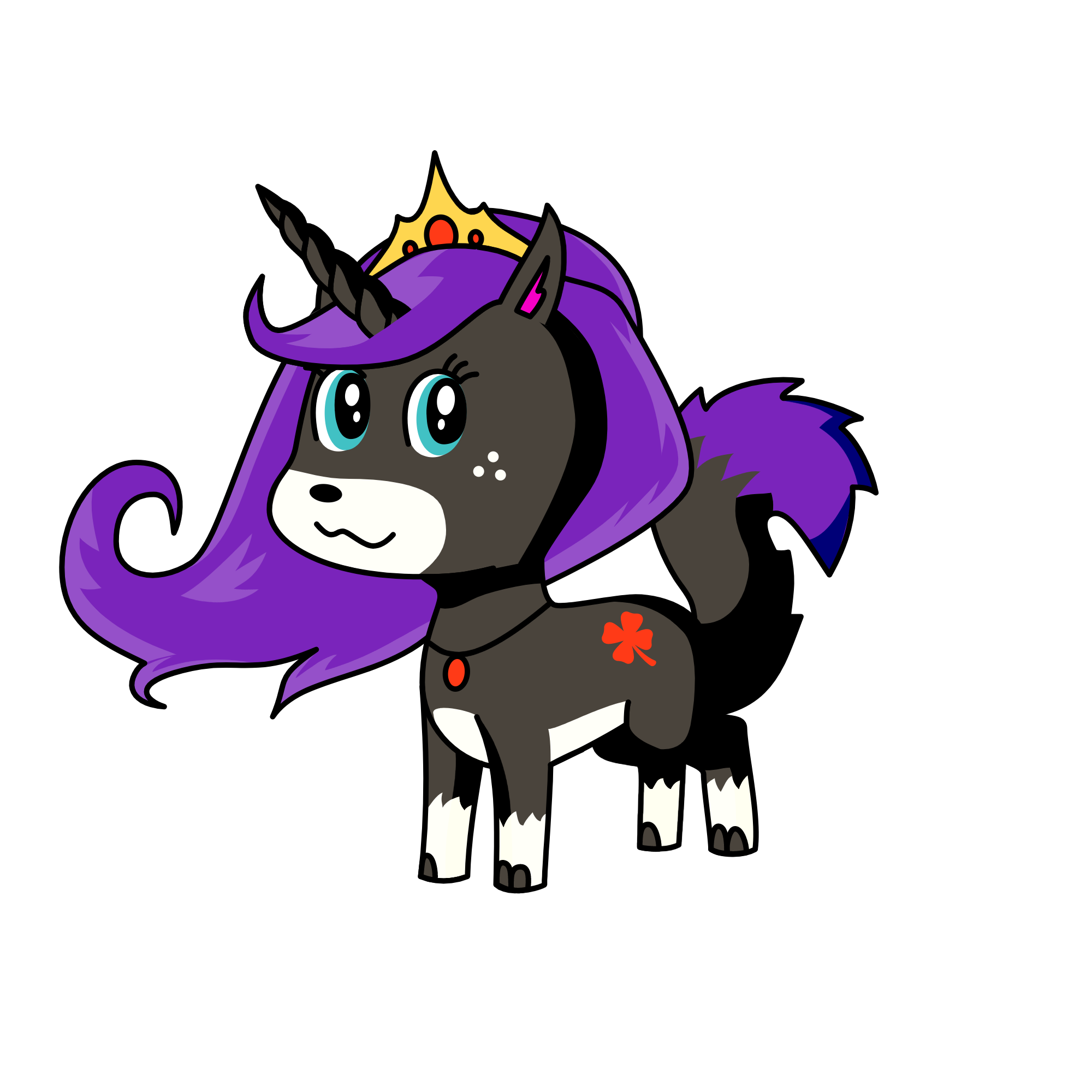 VioletWolf, the unicorn