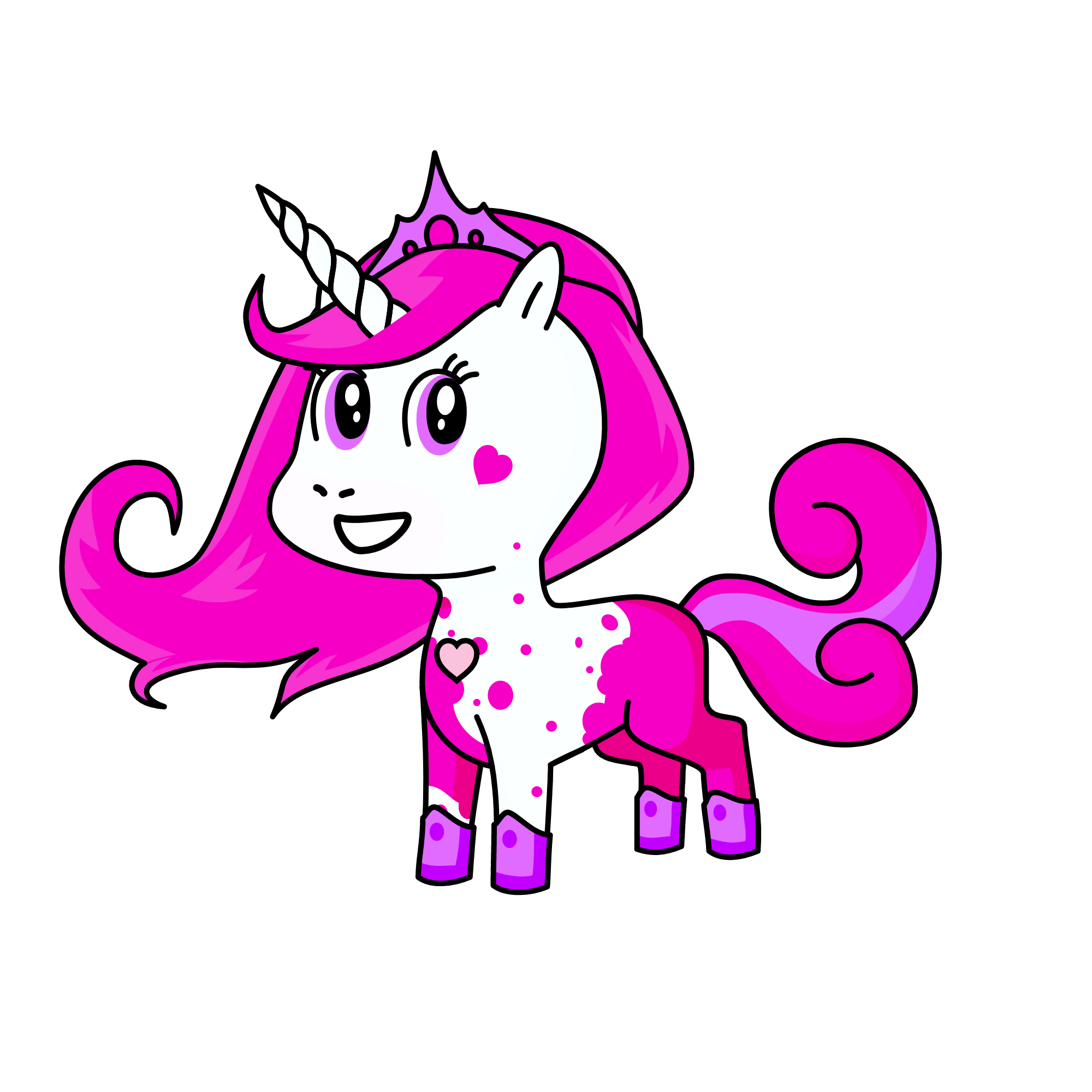 melane, the unicorn