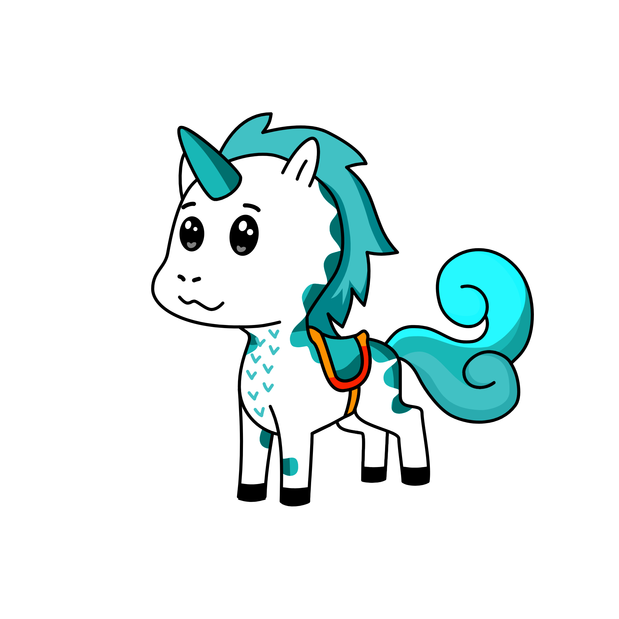 Copito UwU, the unicorn