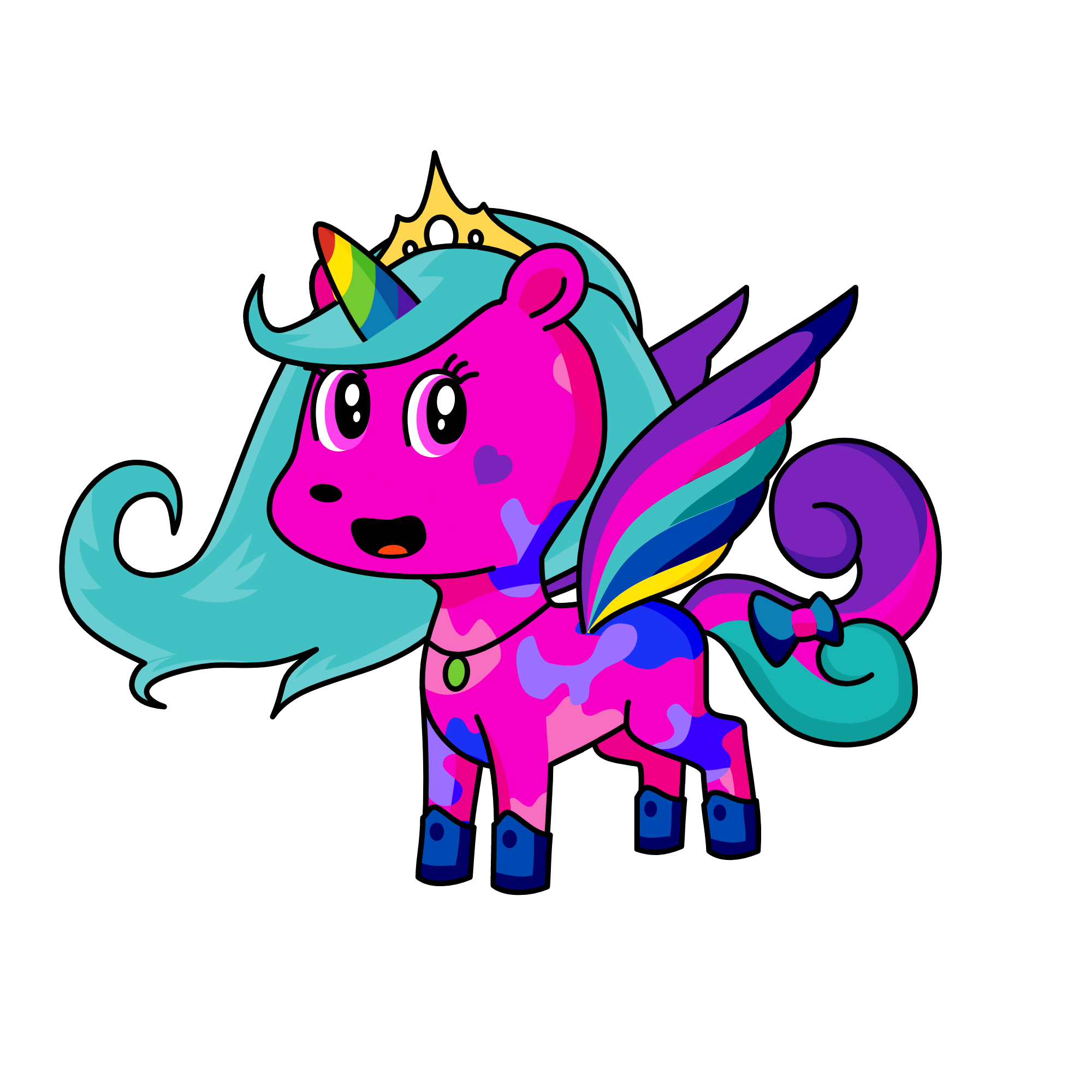 Sunny, the unicorn