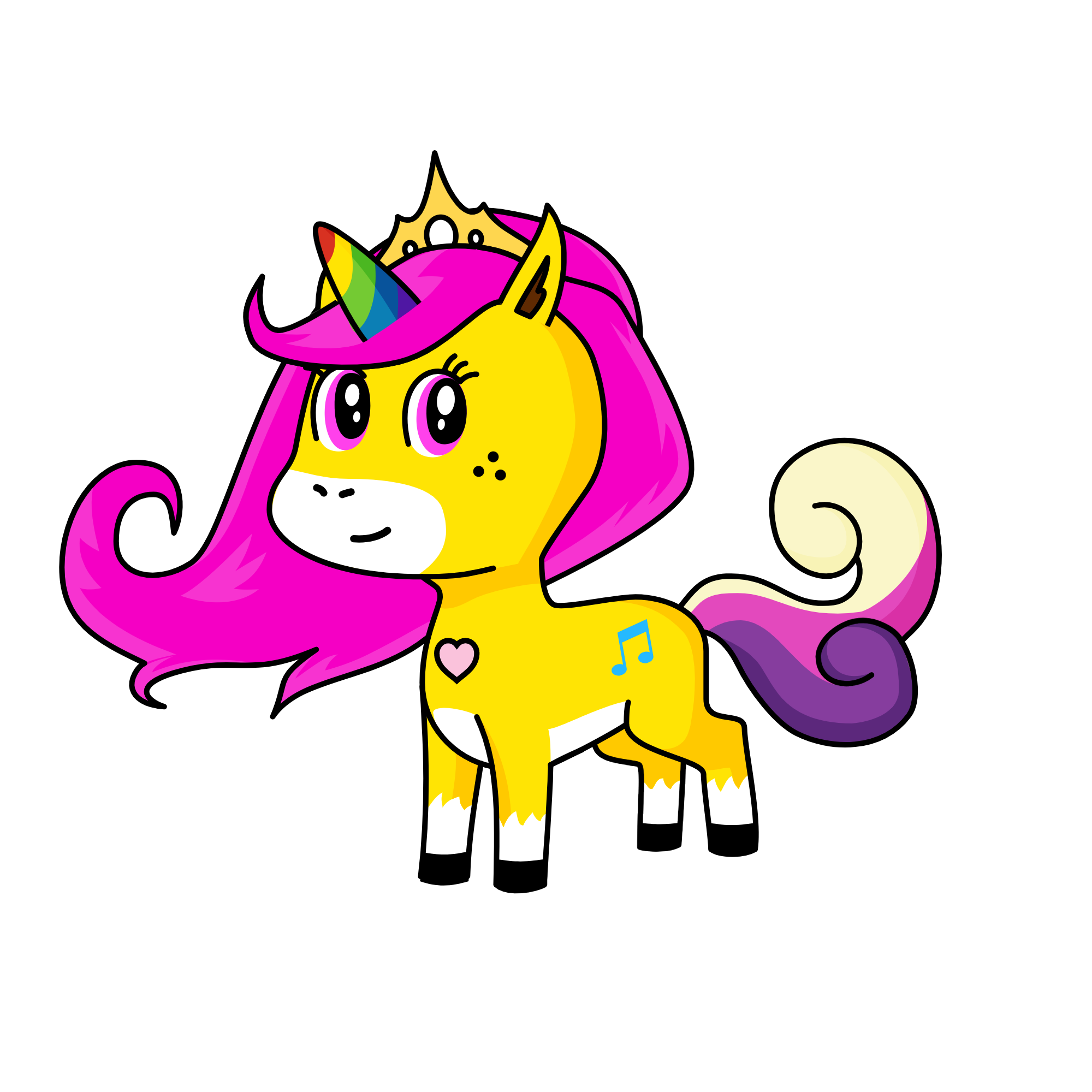 Elizabeth Isabella, the unicorn