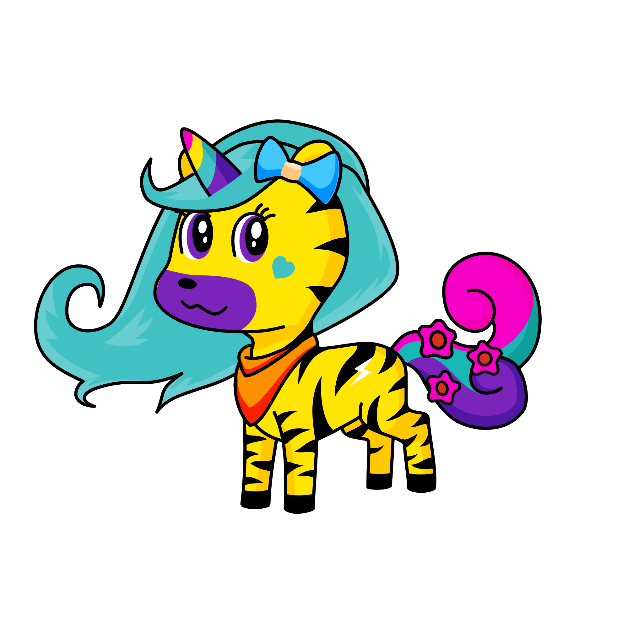 Candy, the unicorn