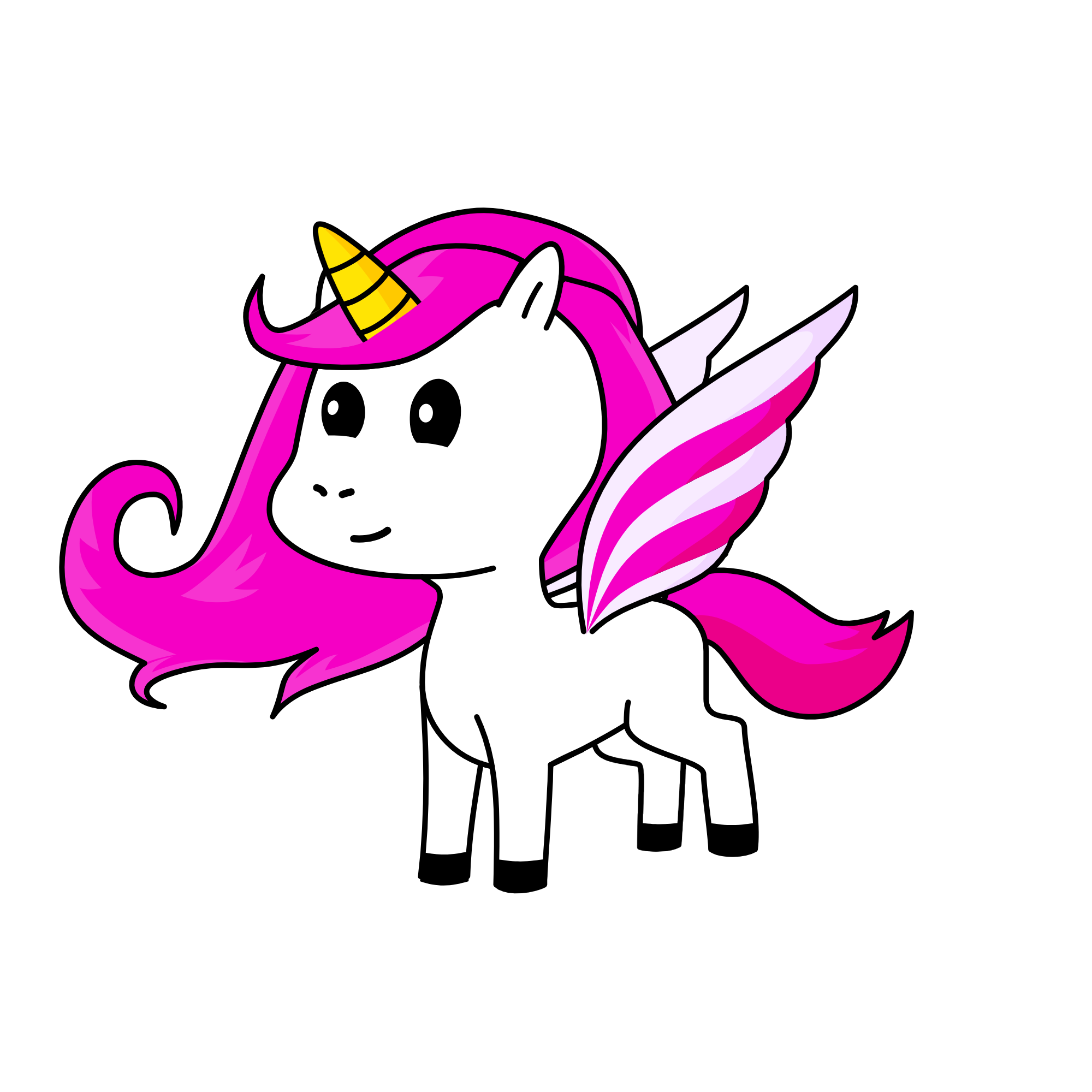 pink, the unicorn