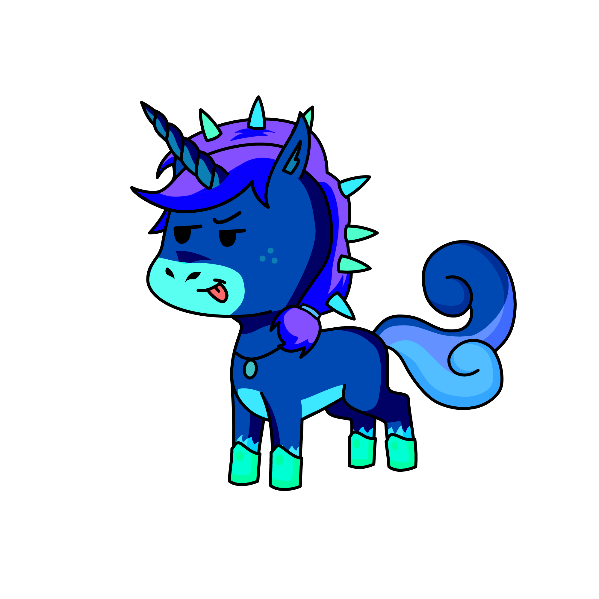 luna light night night, the unicorn