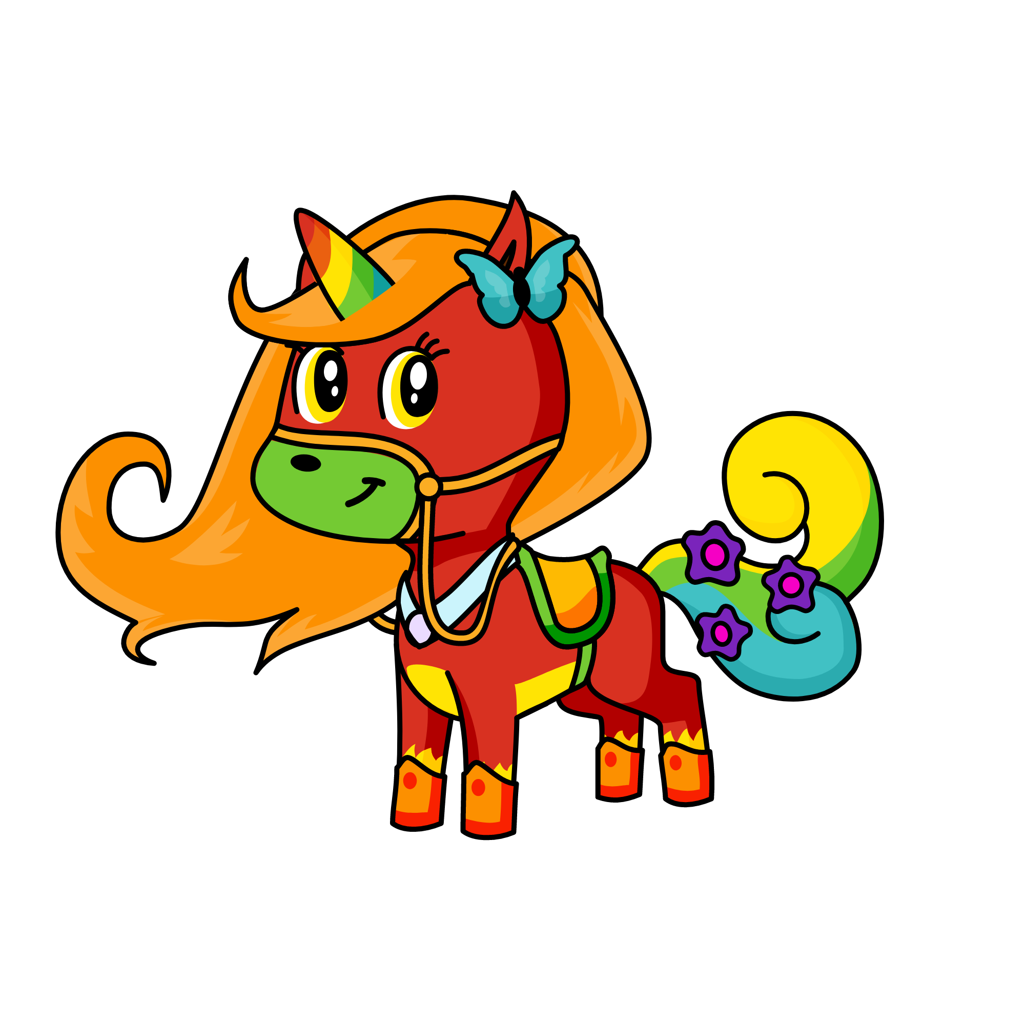 rainbow, the unicorn