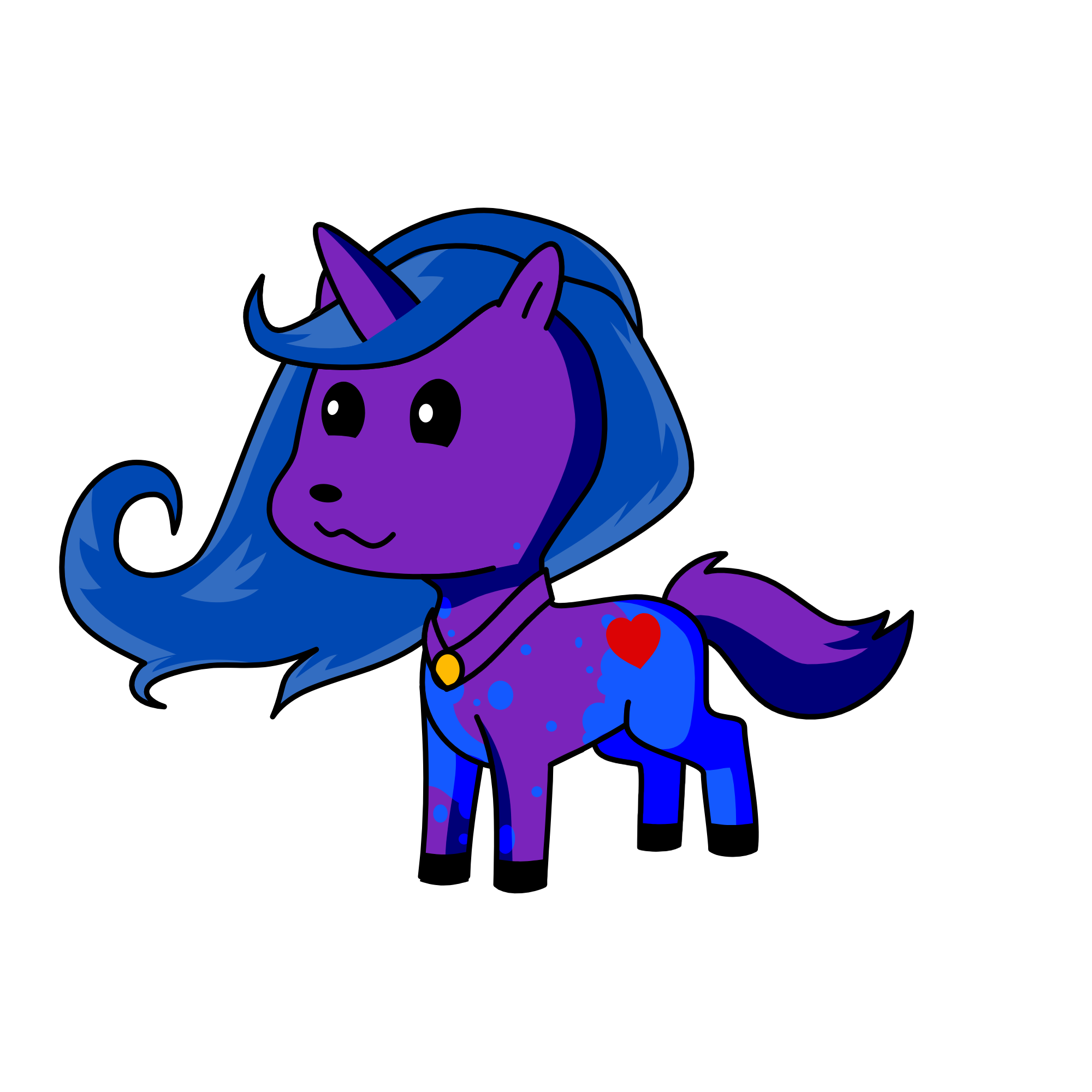 Midnight, the unicorn