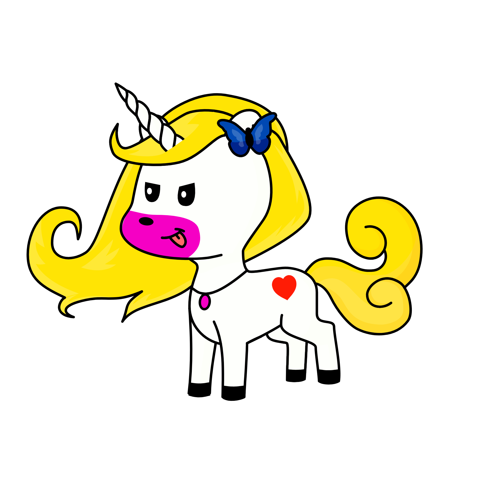 pincki, the unicorn