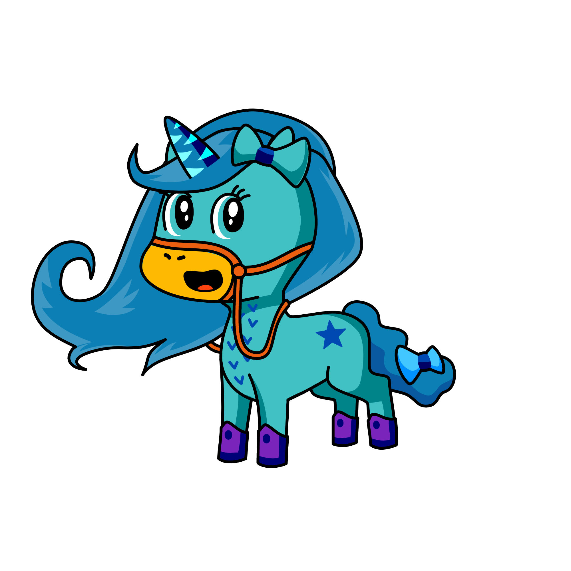 Little Glass, the unicorn