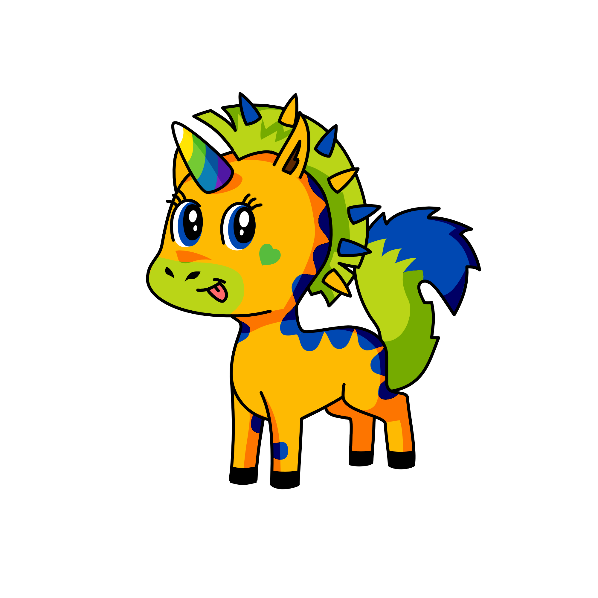 spike, the unicorn