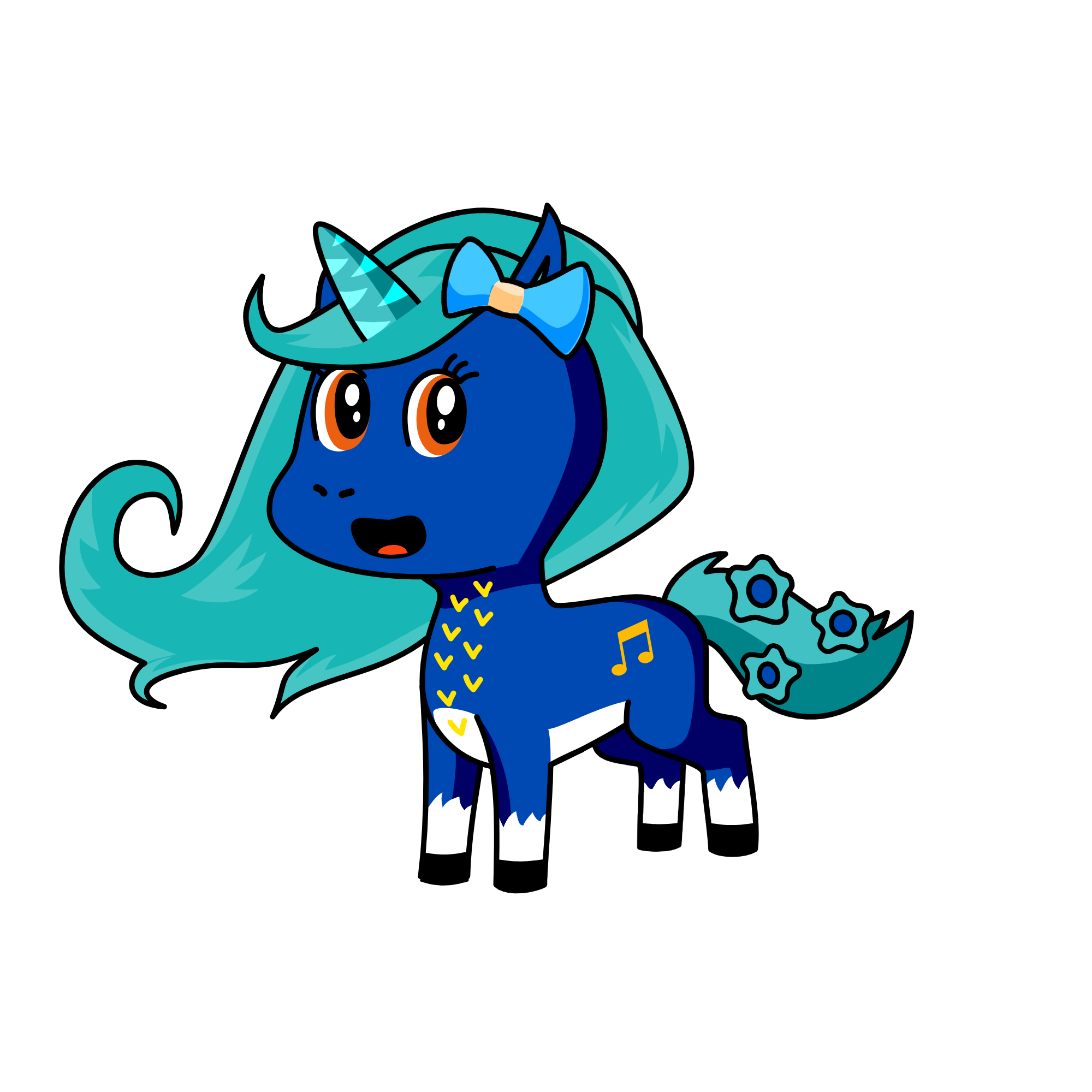 Midnight, the unicorn