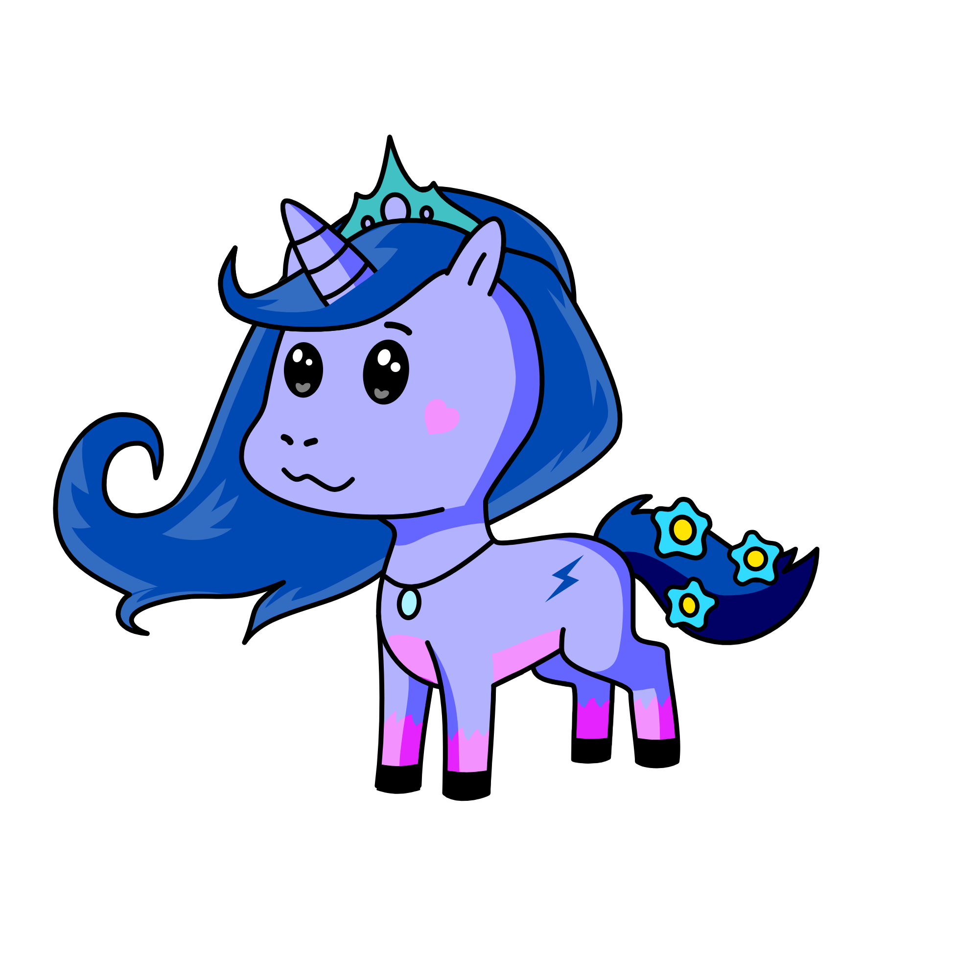 Midnight, the unicorn