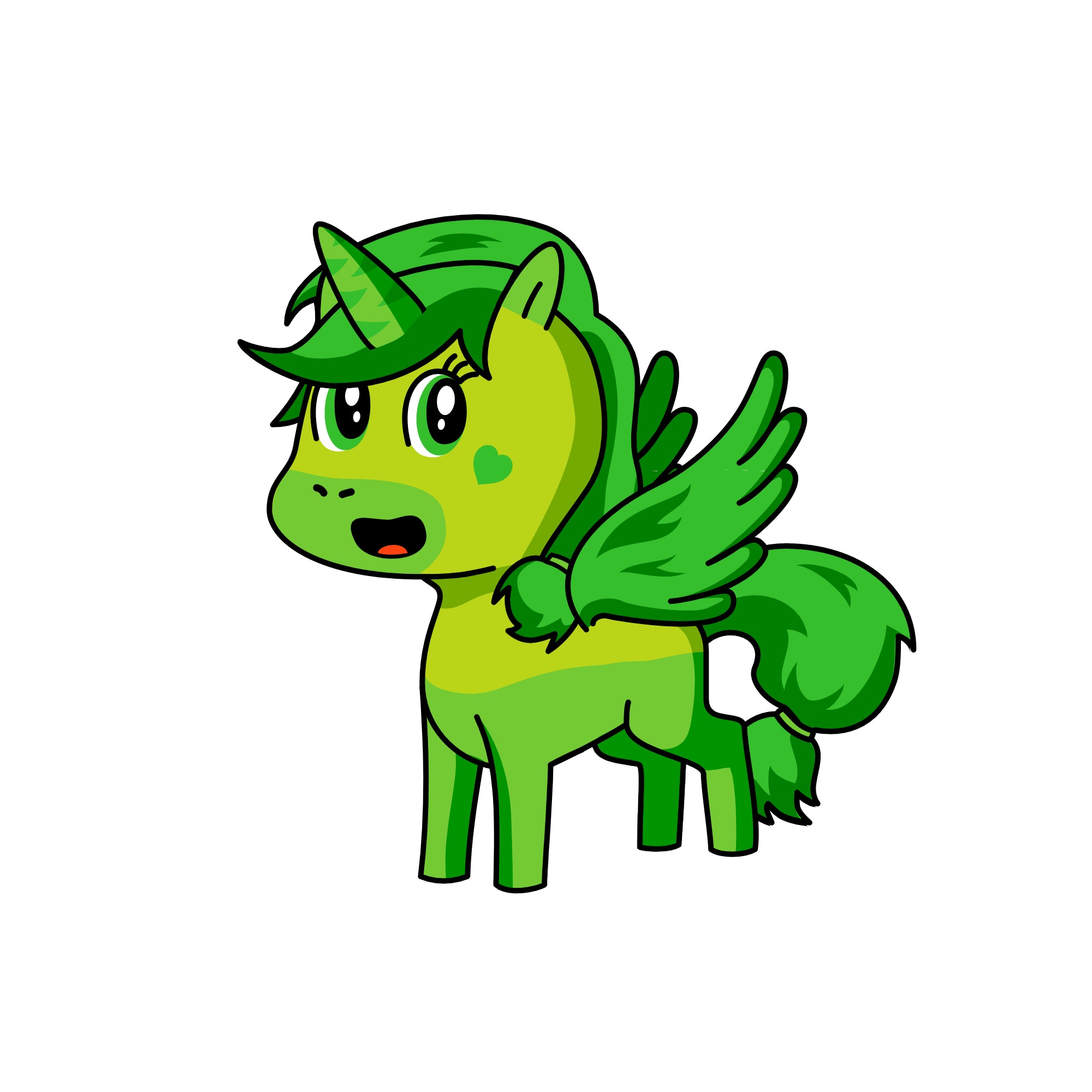 verde, the unicorn
