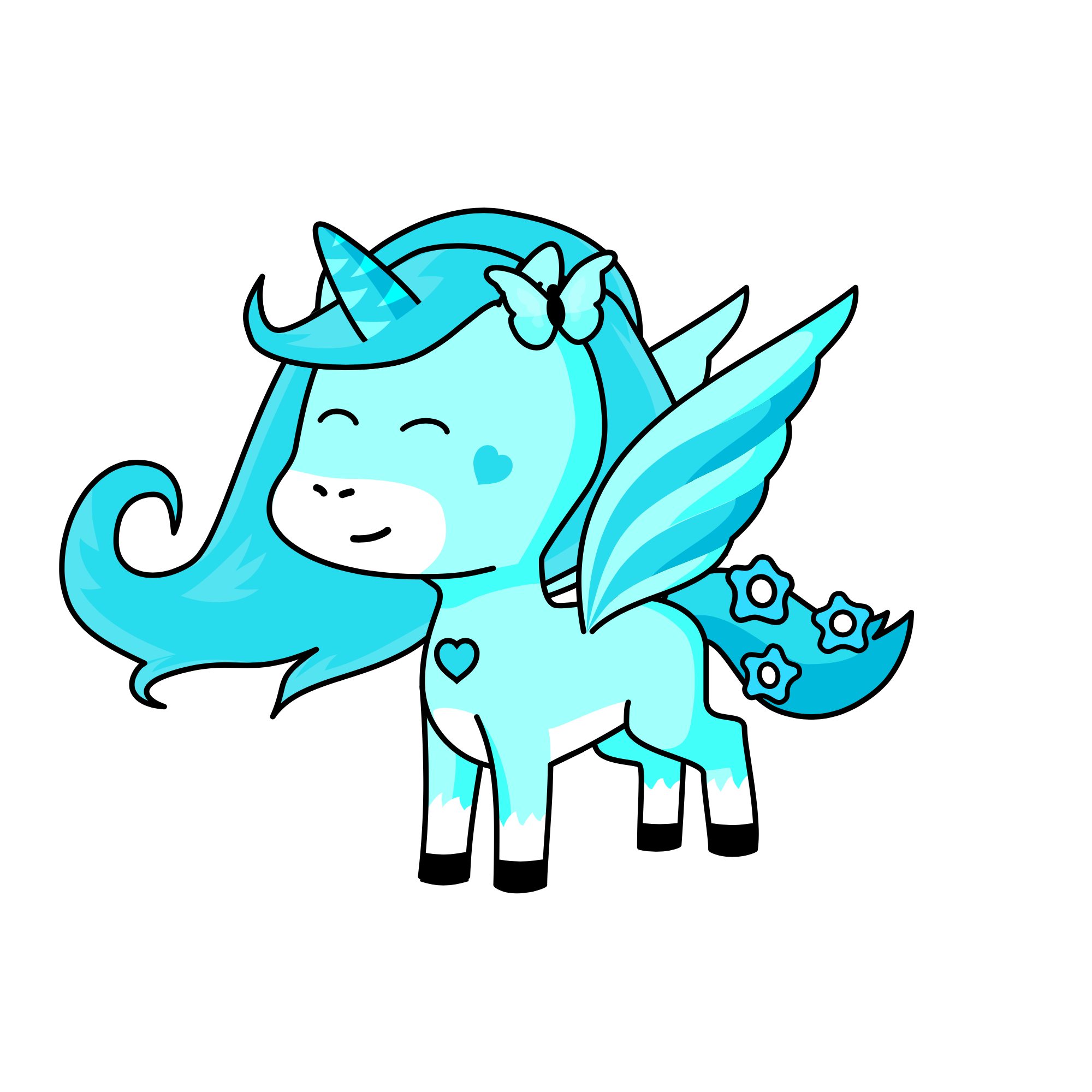 Snowy, the unicorn