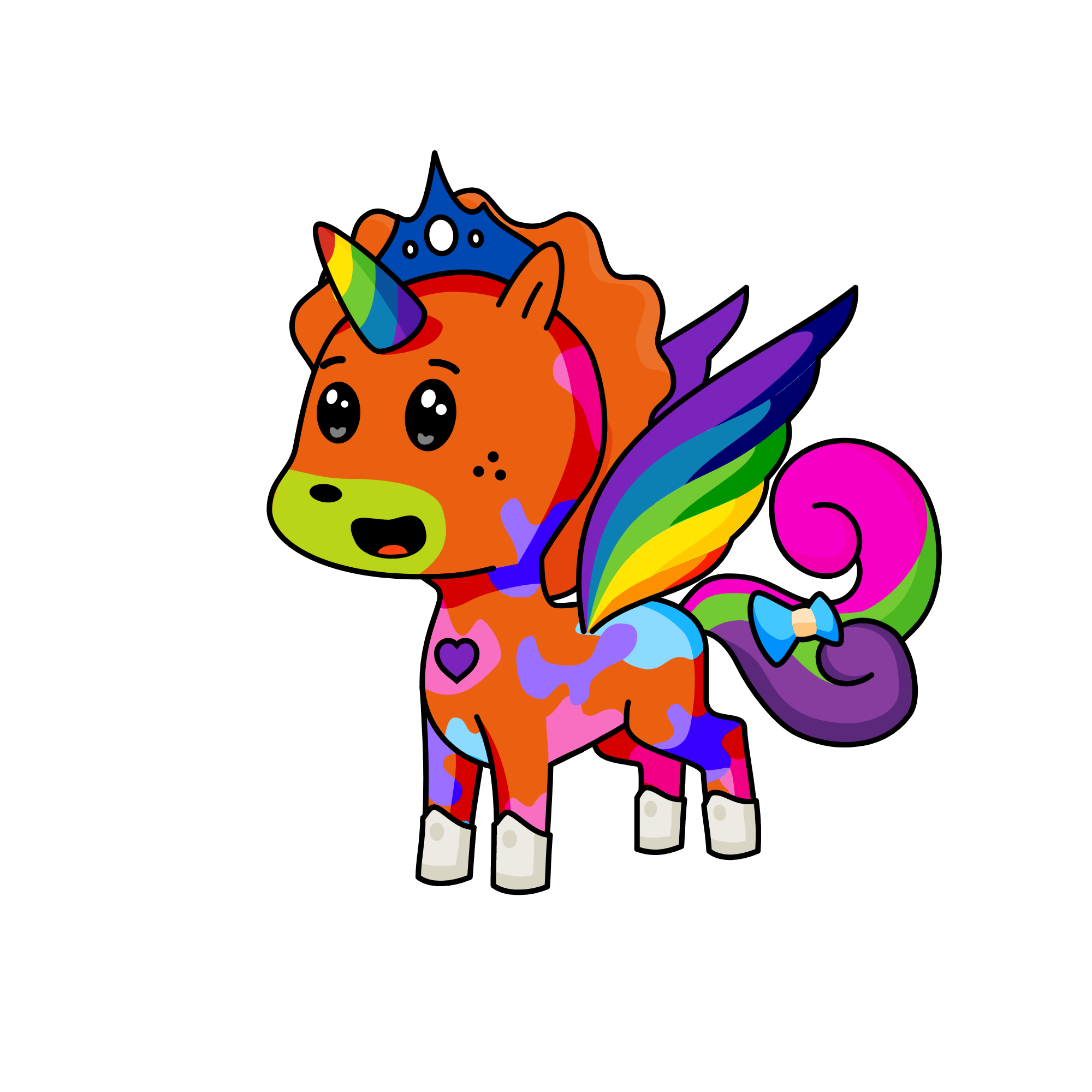 Alan Becker, the unicorn