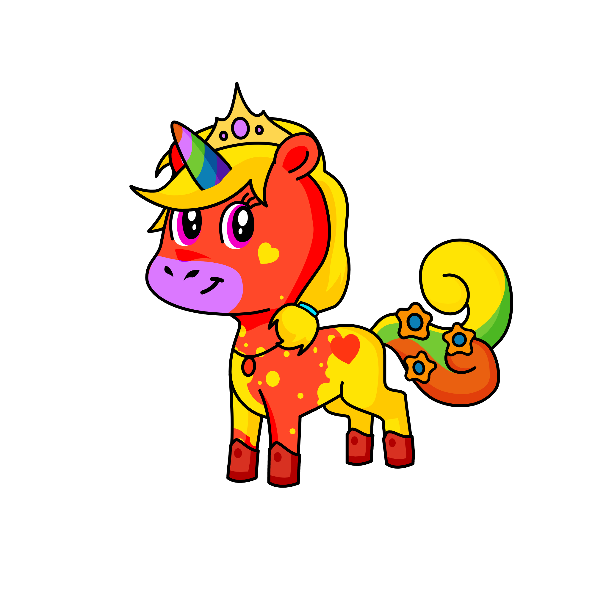 Princess Lovanna, the unicorn