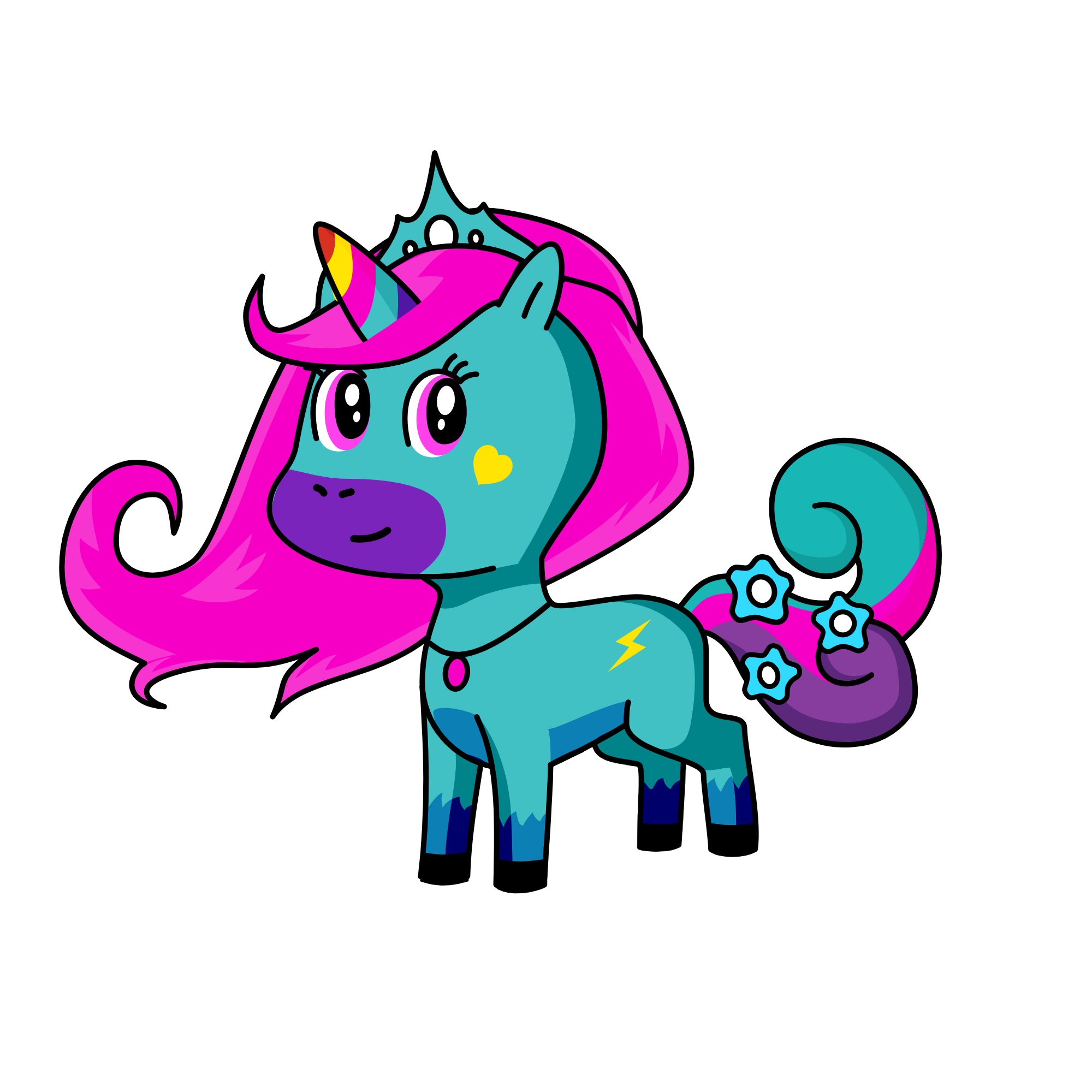 rainbow, the unicorn
