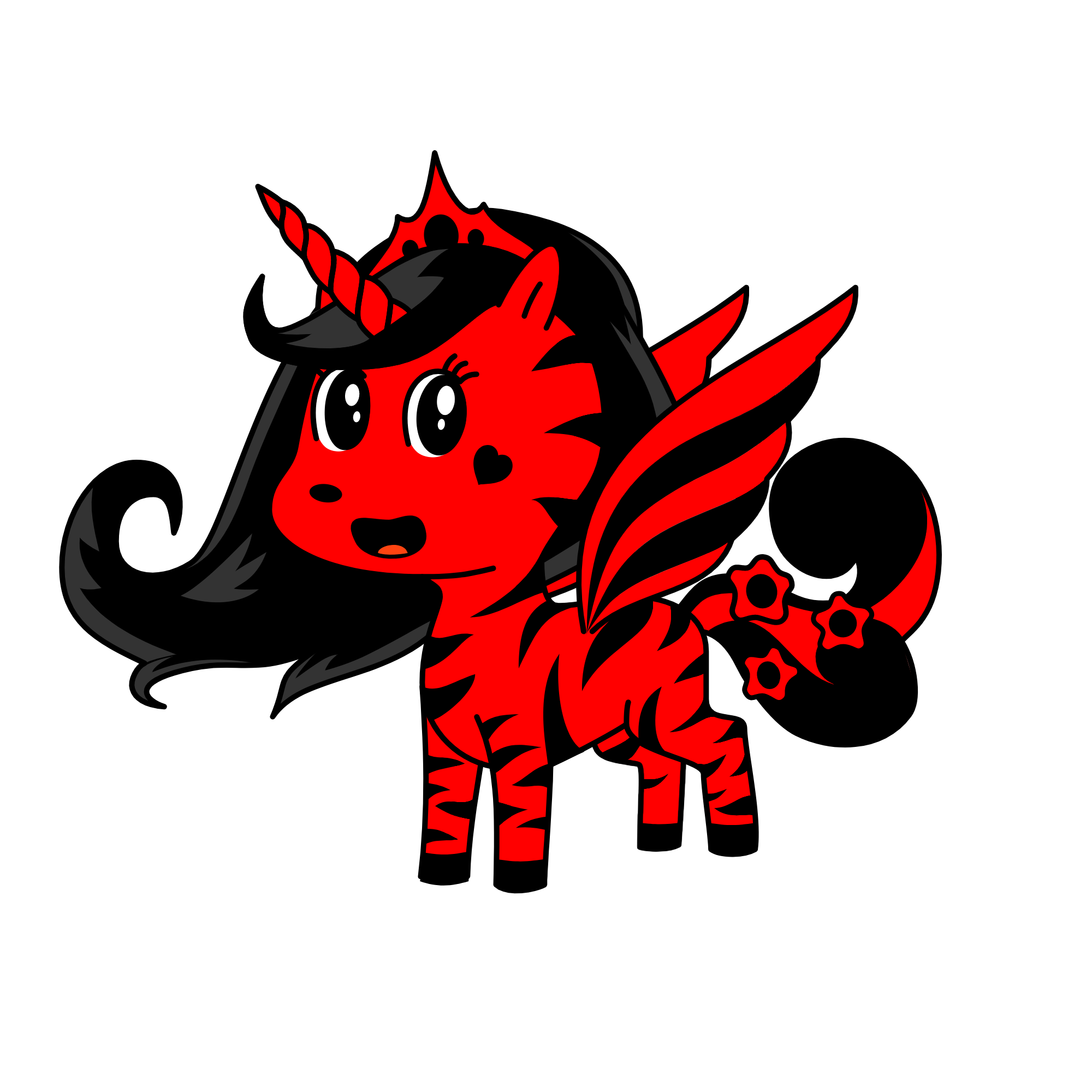 Lady bug, the unicorn
