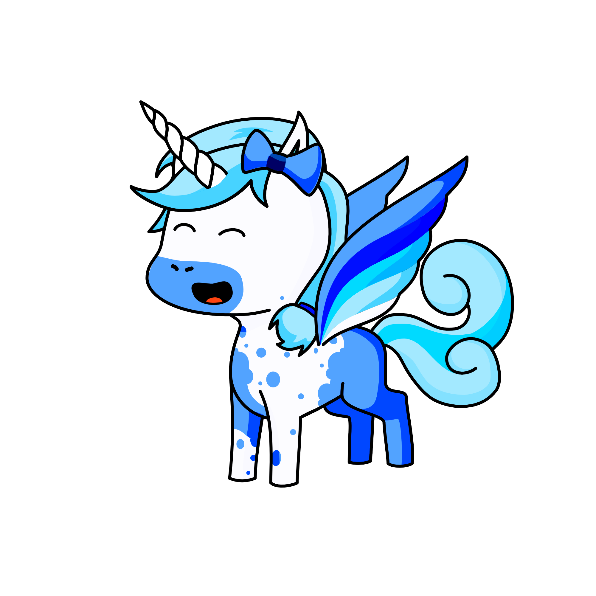 Snowy Snowflake❄❄, the unicorn