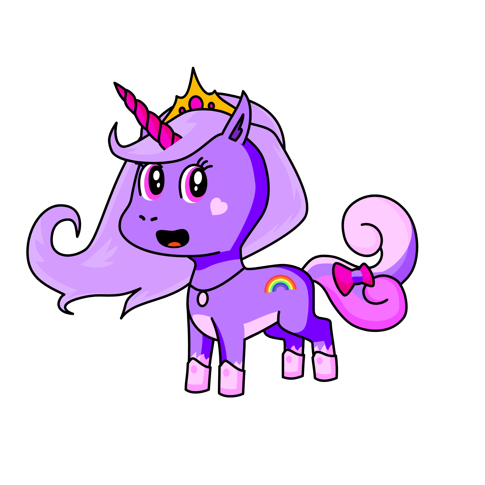 Strawberry, the unicorn