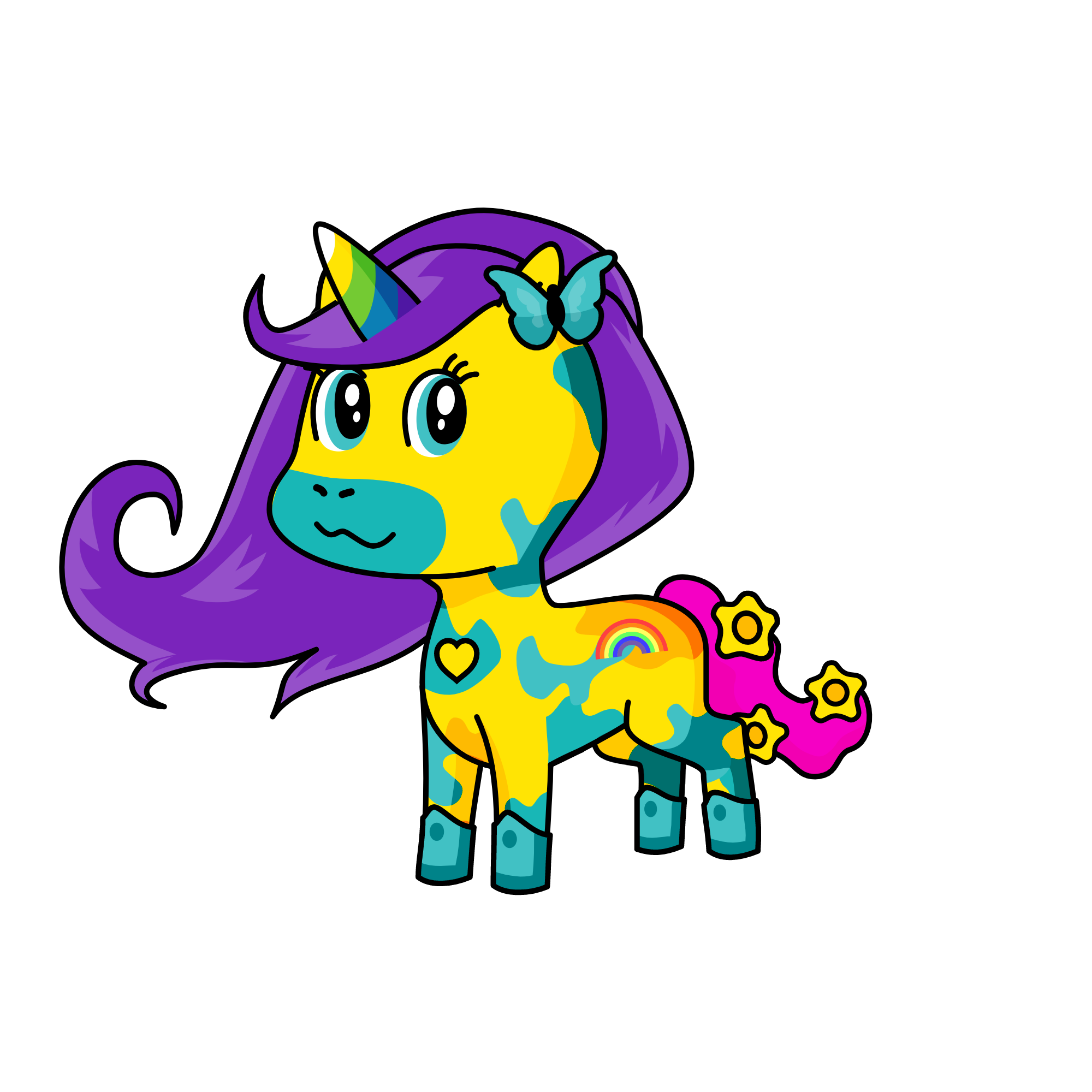 Butterfly, the unicorn