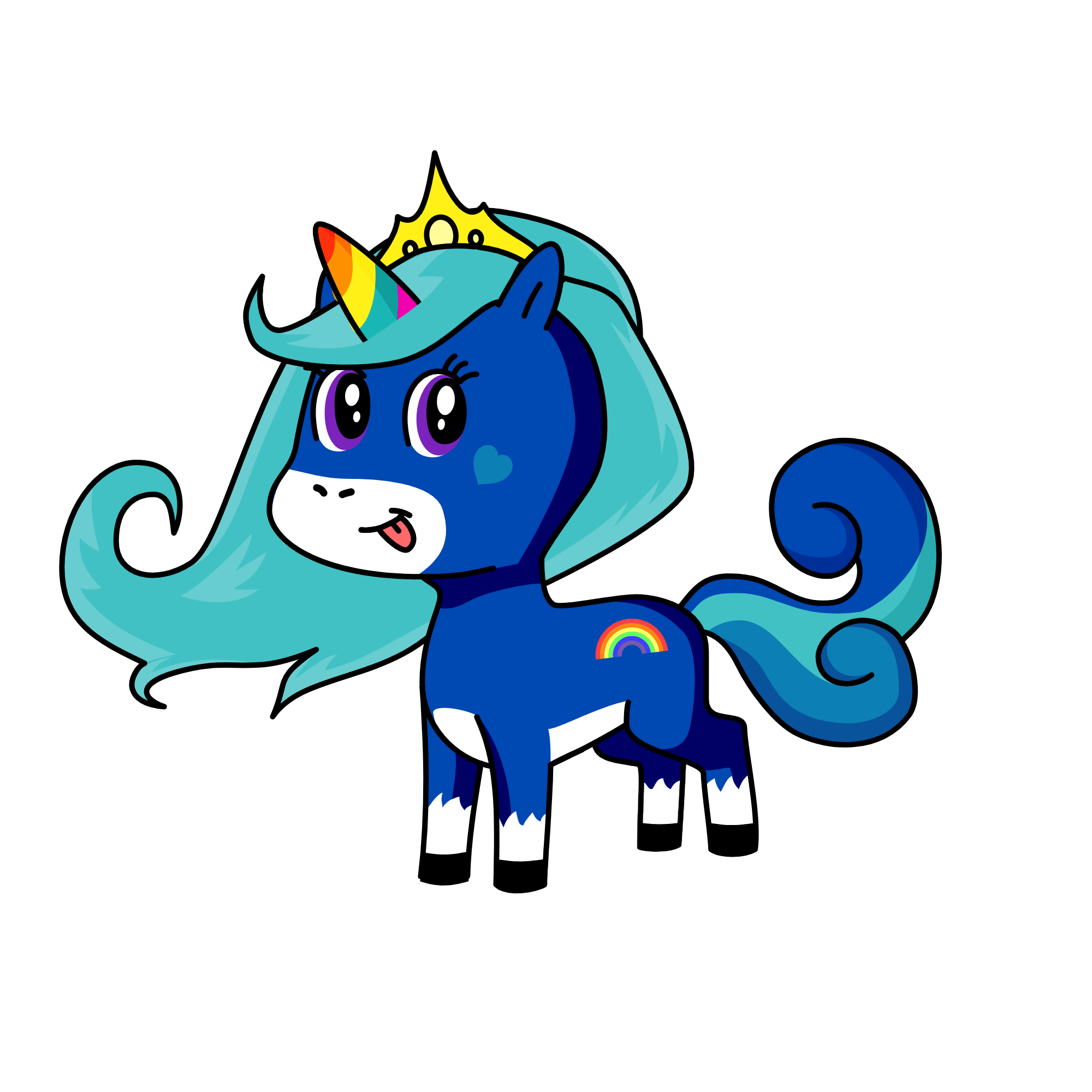 Prinsses Snowy, the unicorn