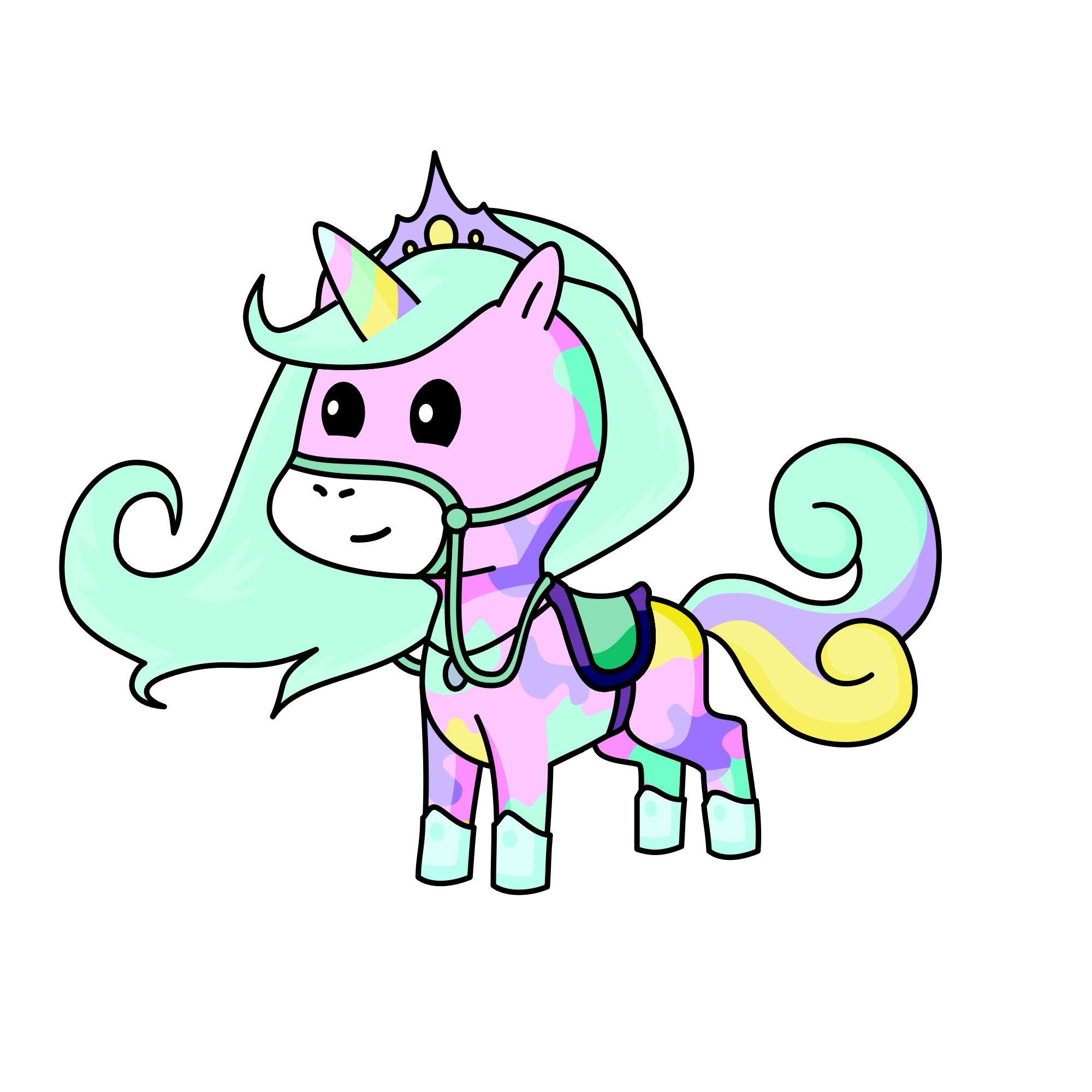 Pastelito, the unicorn