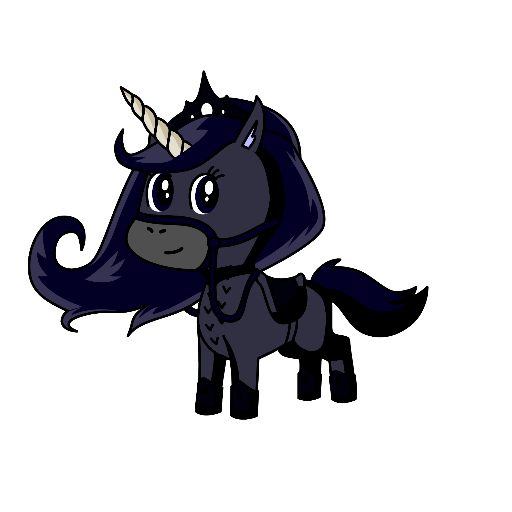 Princess Luna, the unicorn