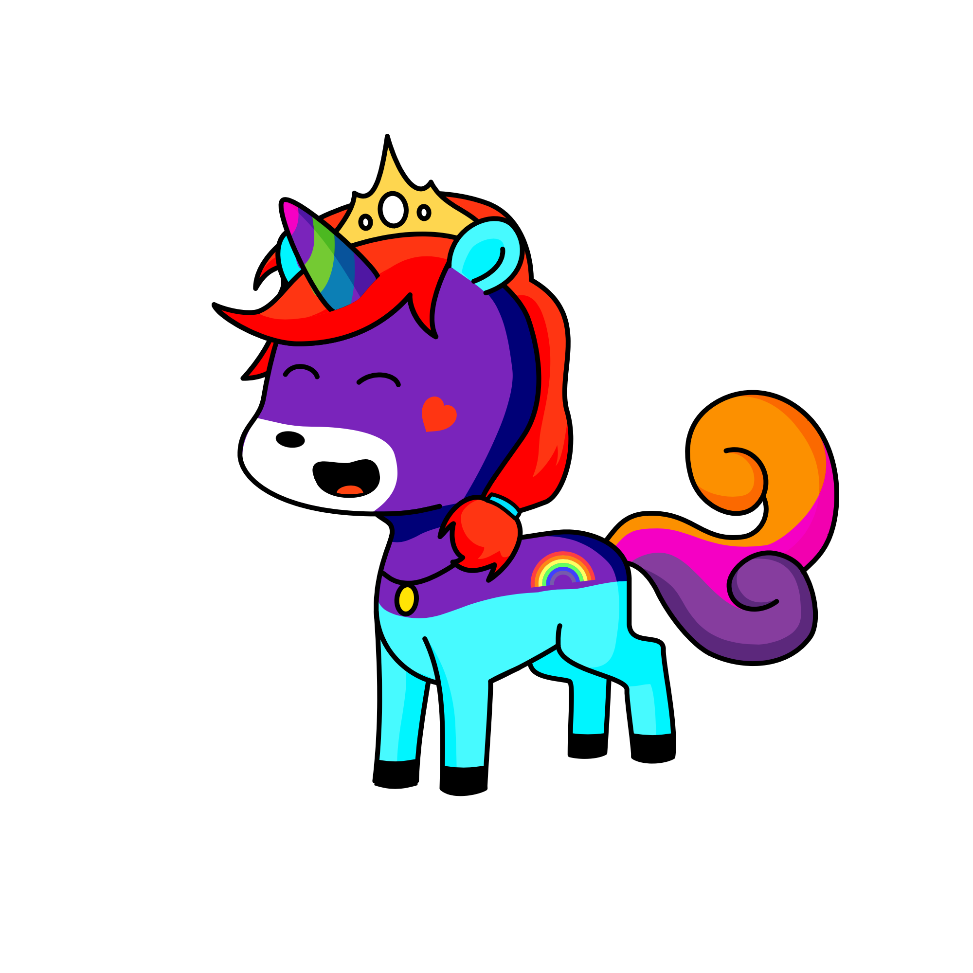 Lightning, the unicorn