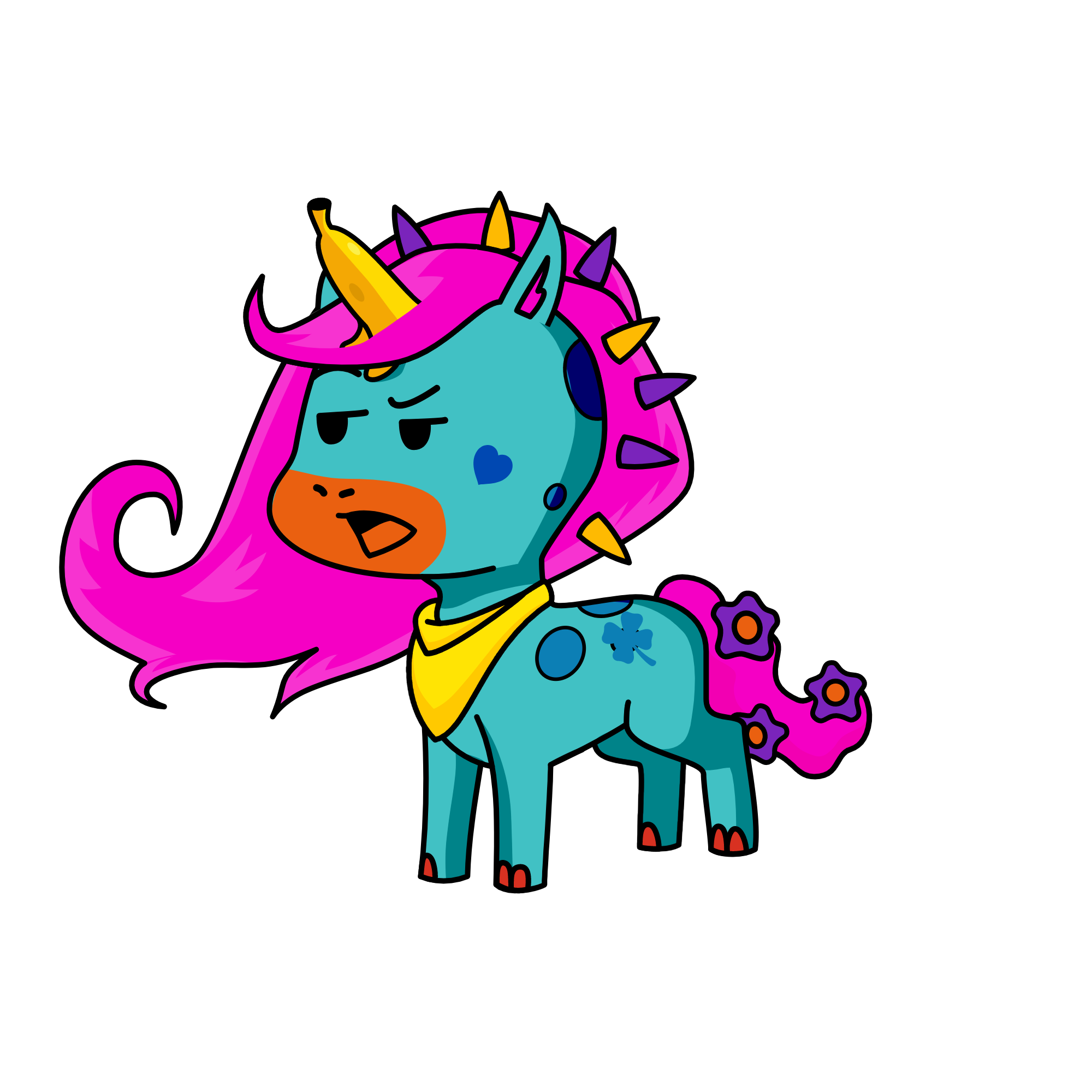 where did my ice banana go, the unicorn