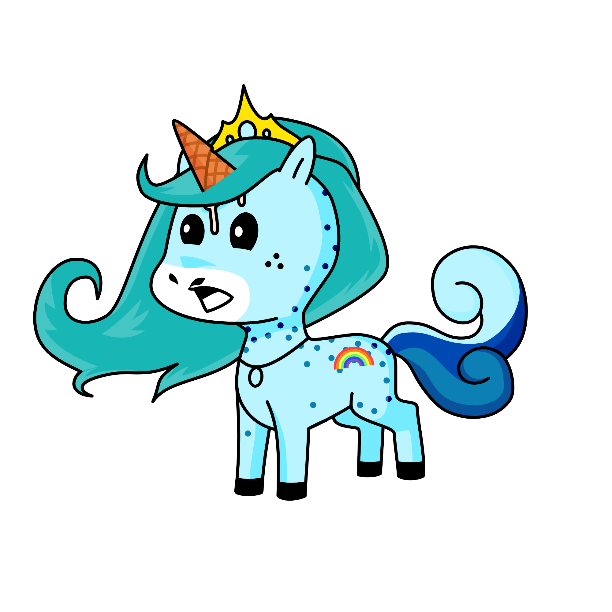 icy creamy, the unicorn