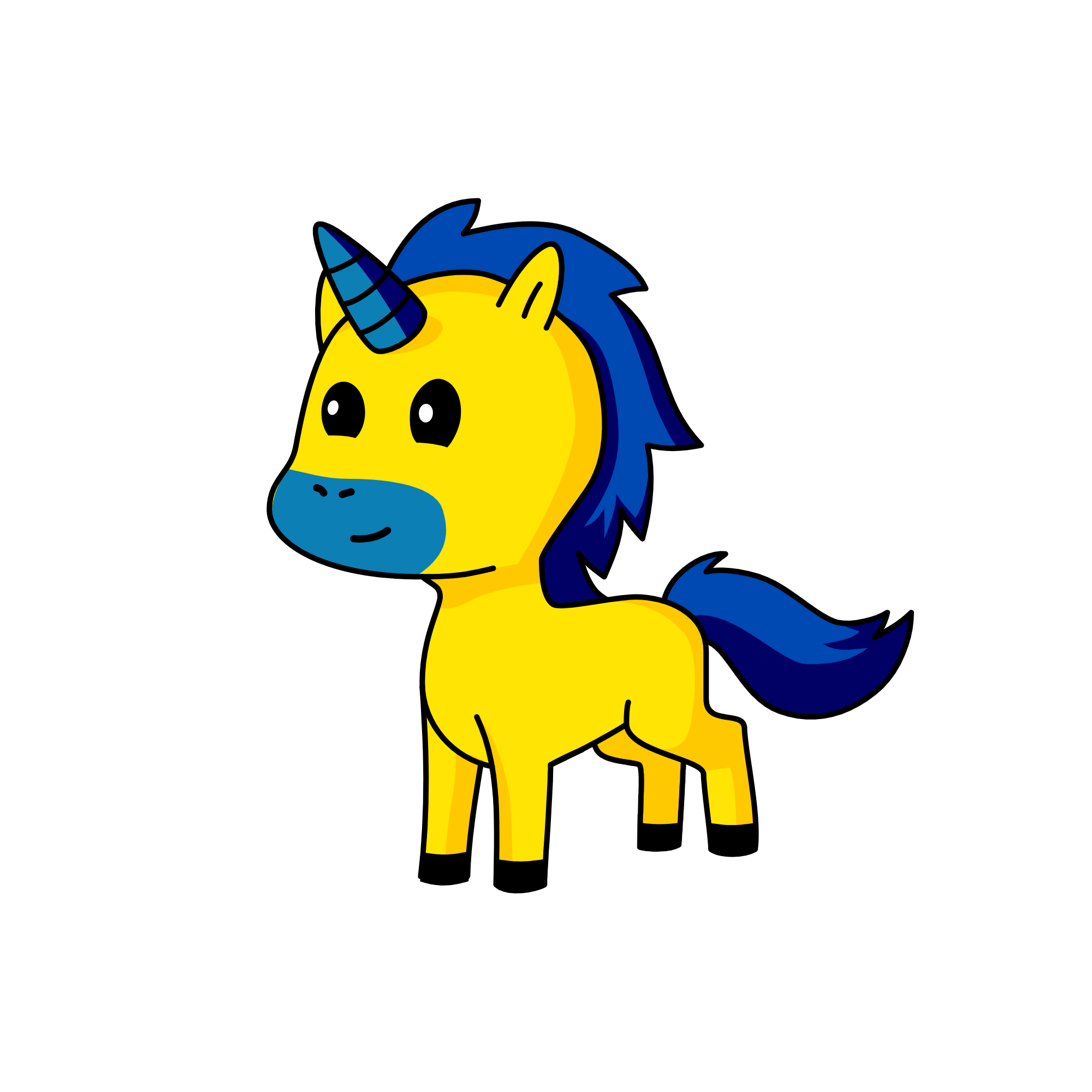 pinki, the unicorn