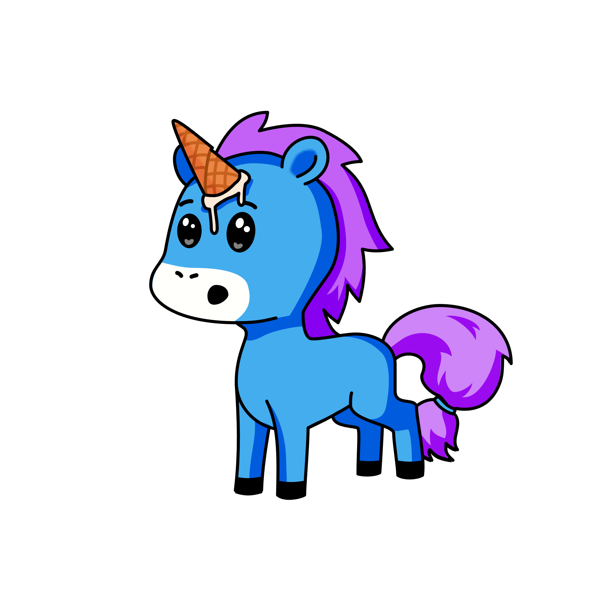 ice cream, the unicorn
