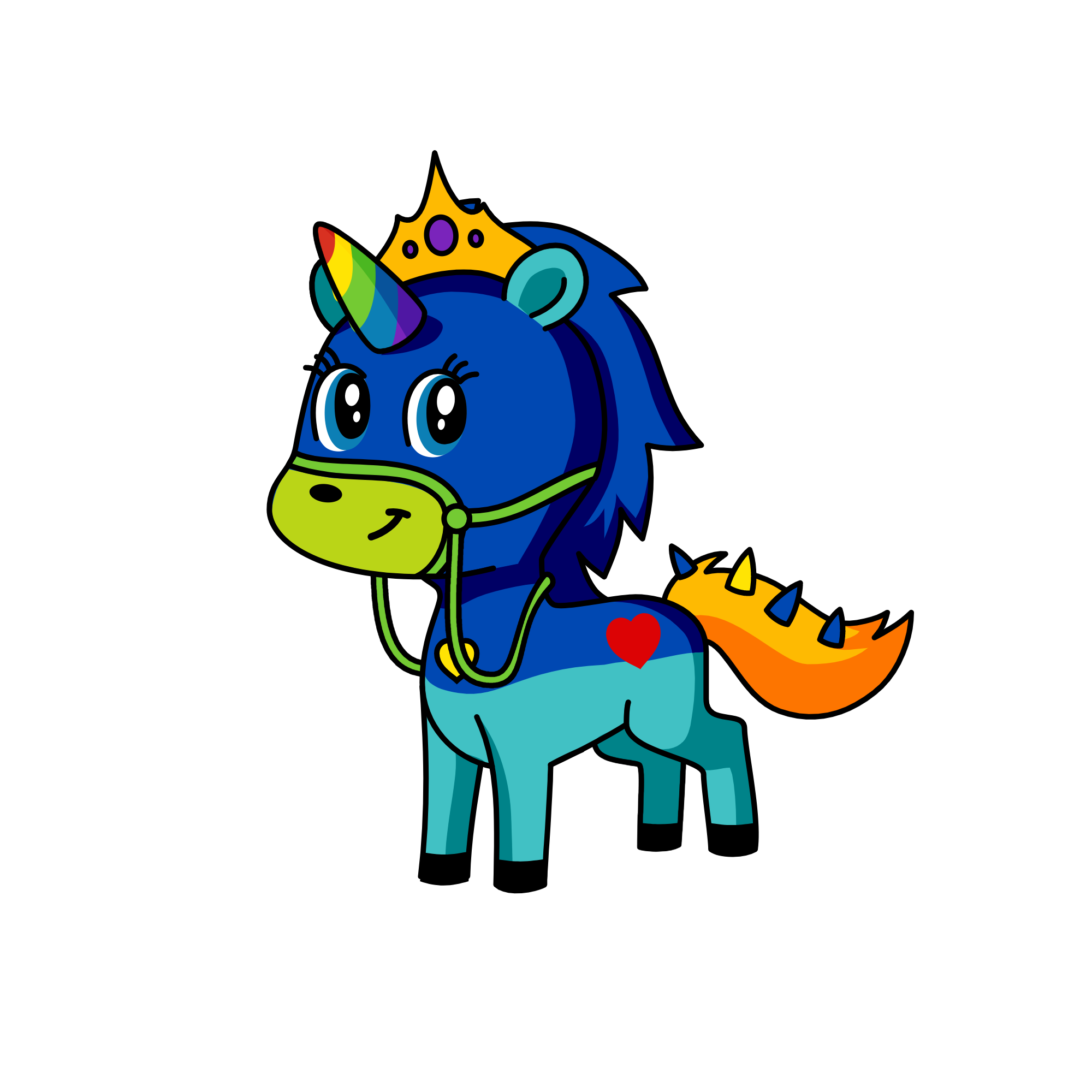 rainbow, the unicorn