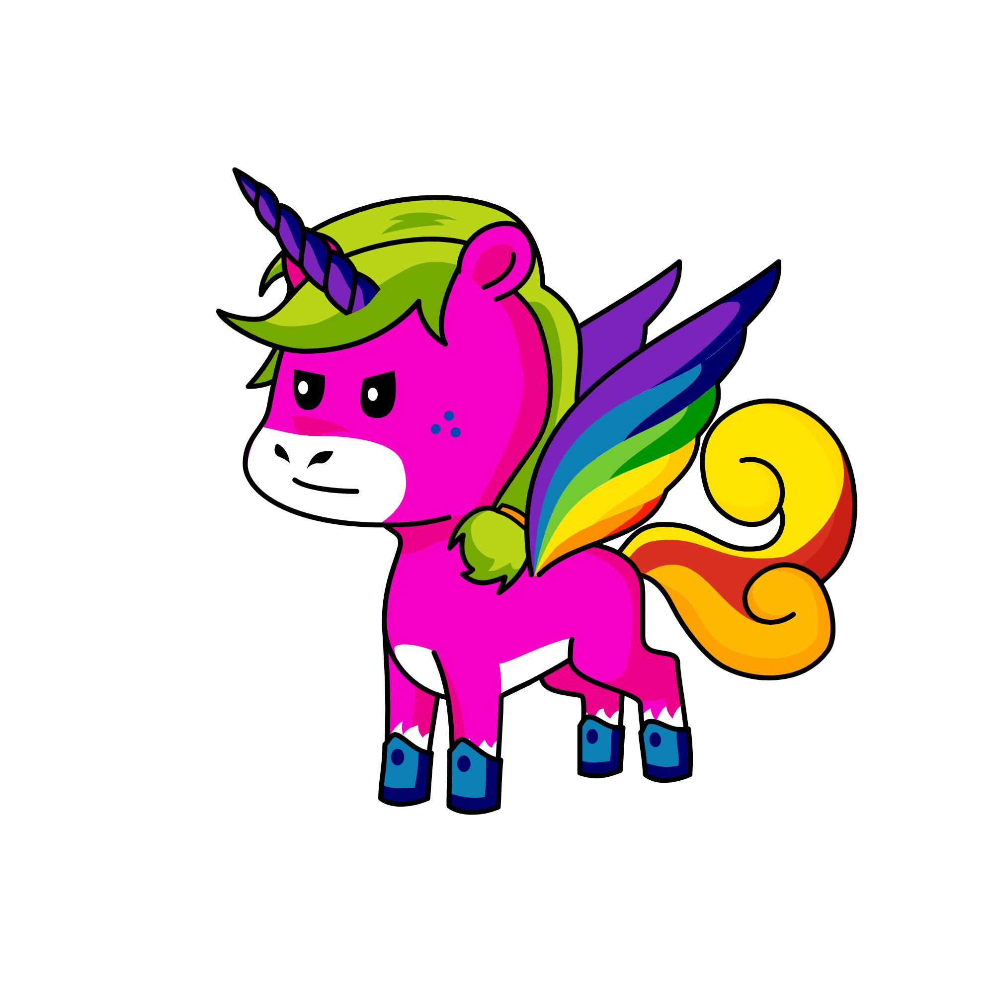 a, the unicorn