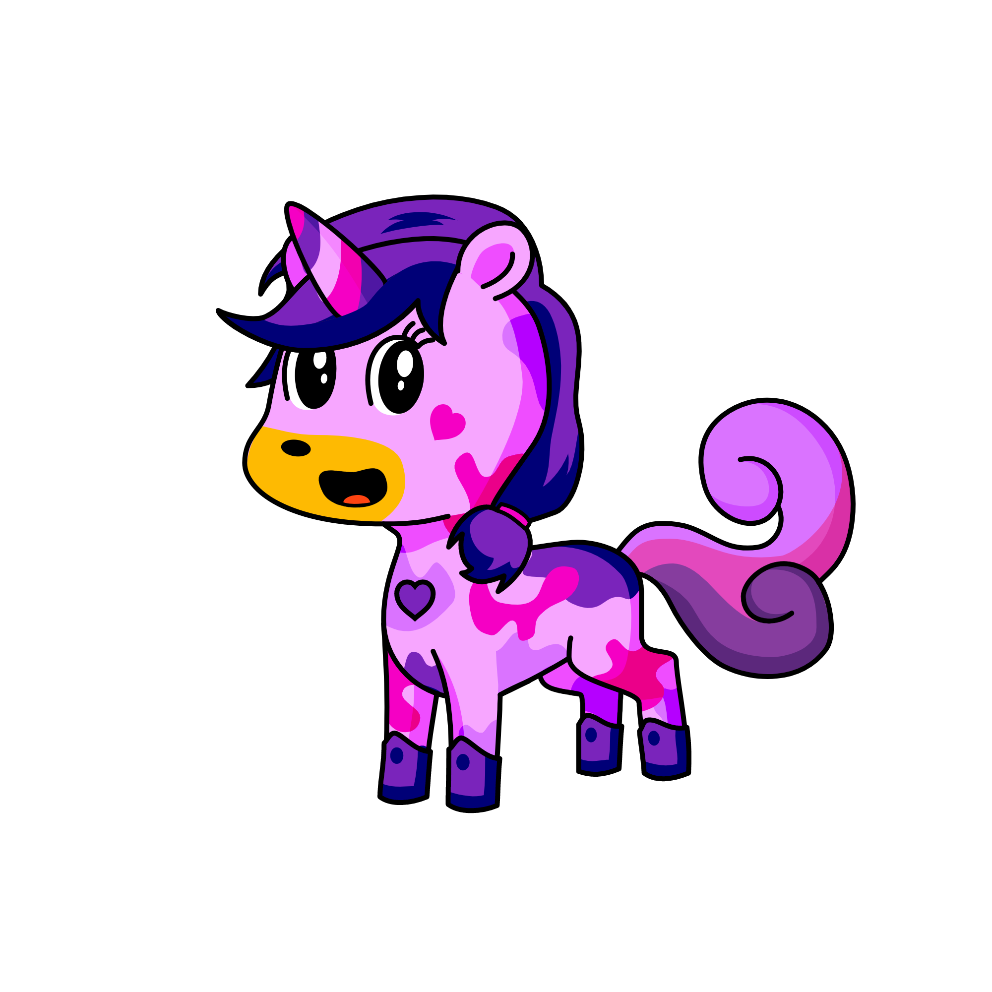 glowycorn, the unicorn