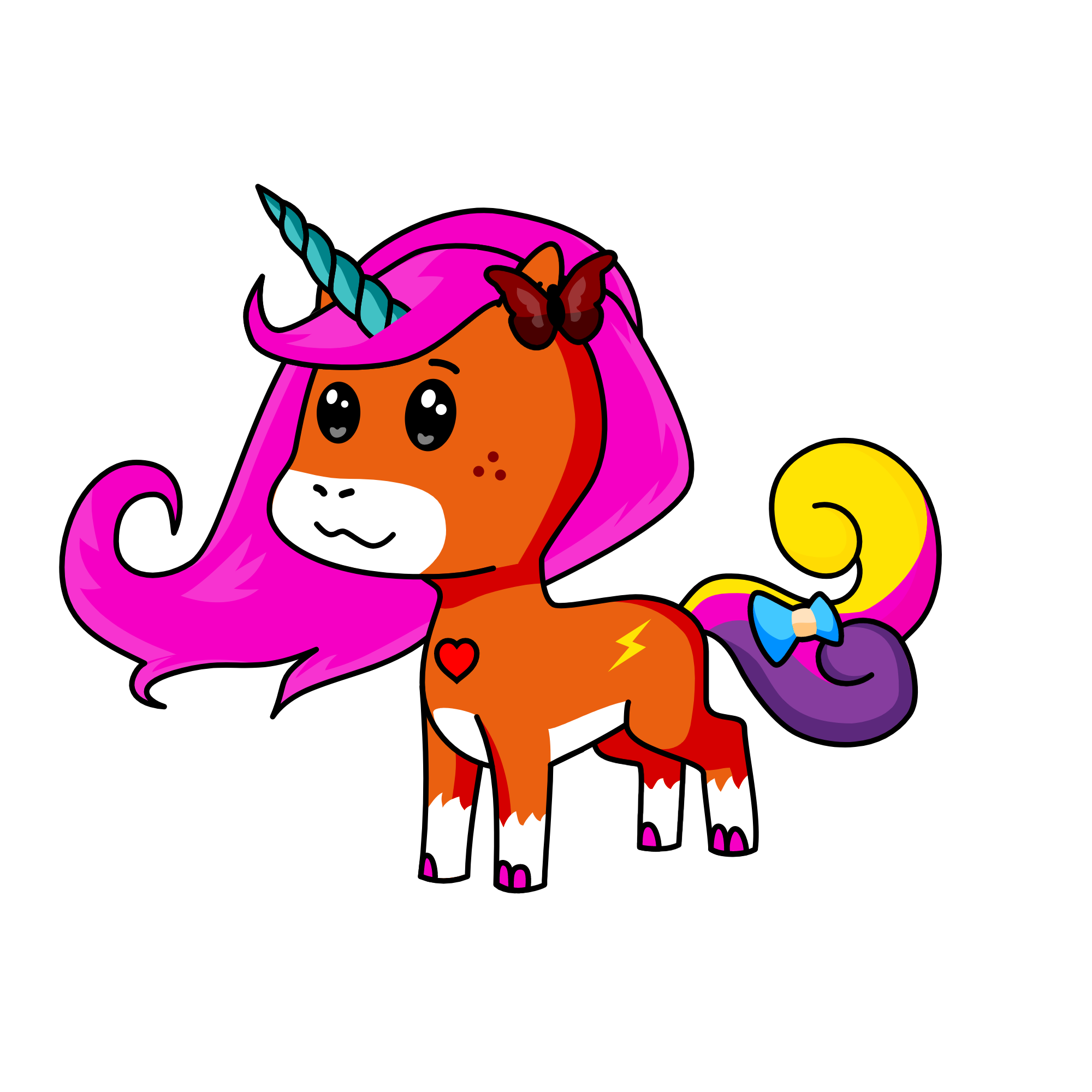 Lusinda, the unicorn