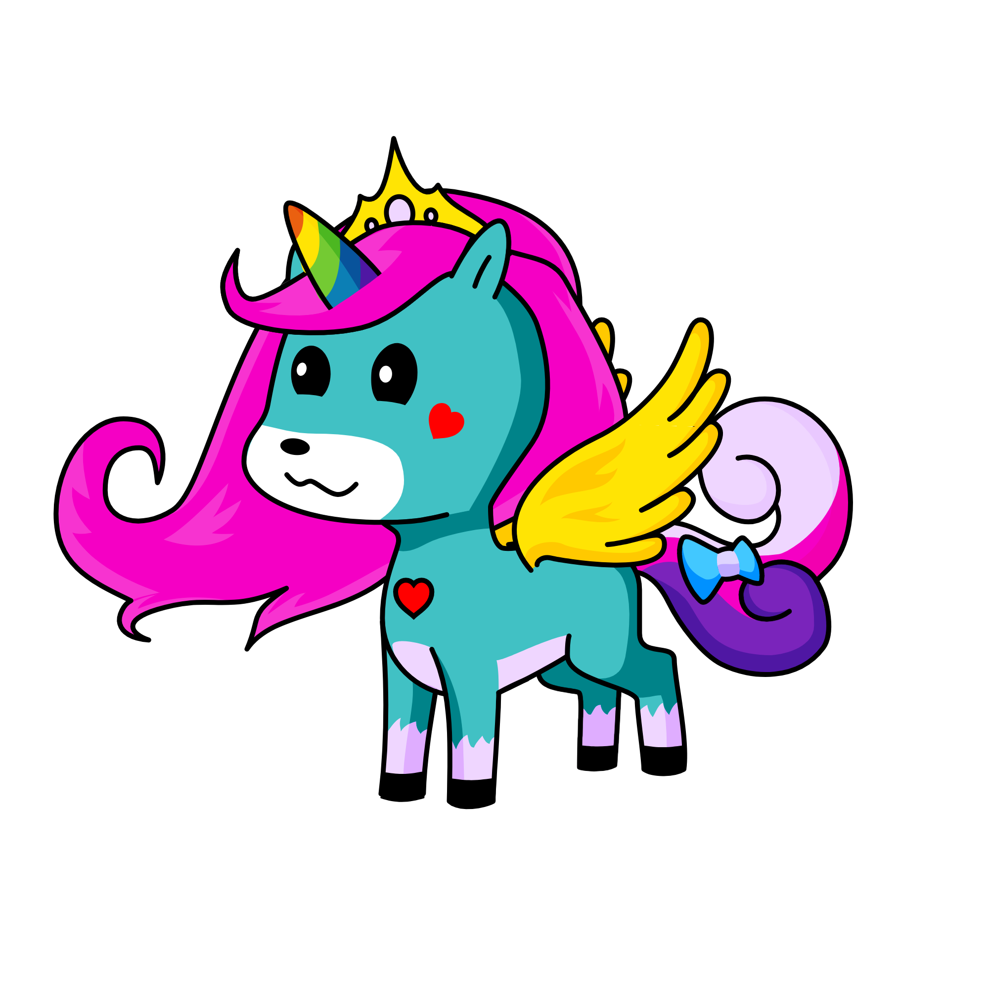 Goldi, the unicorn
