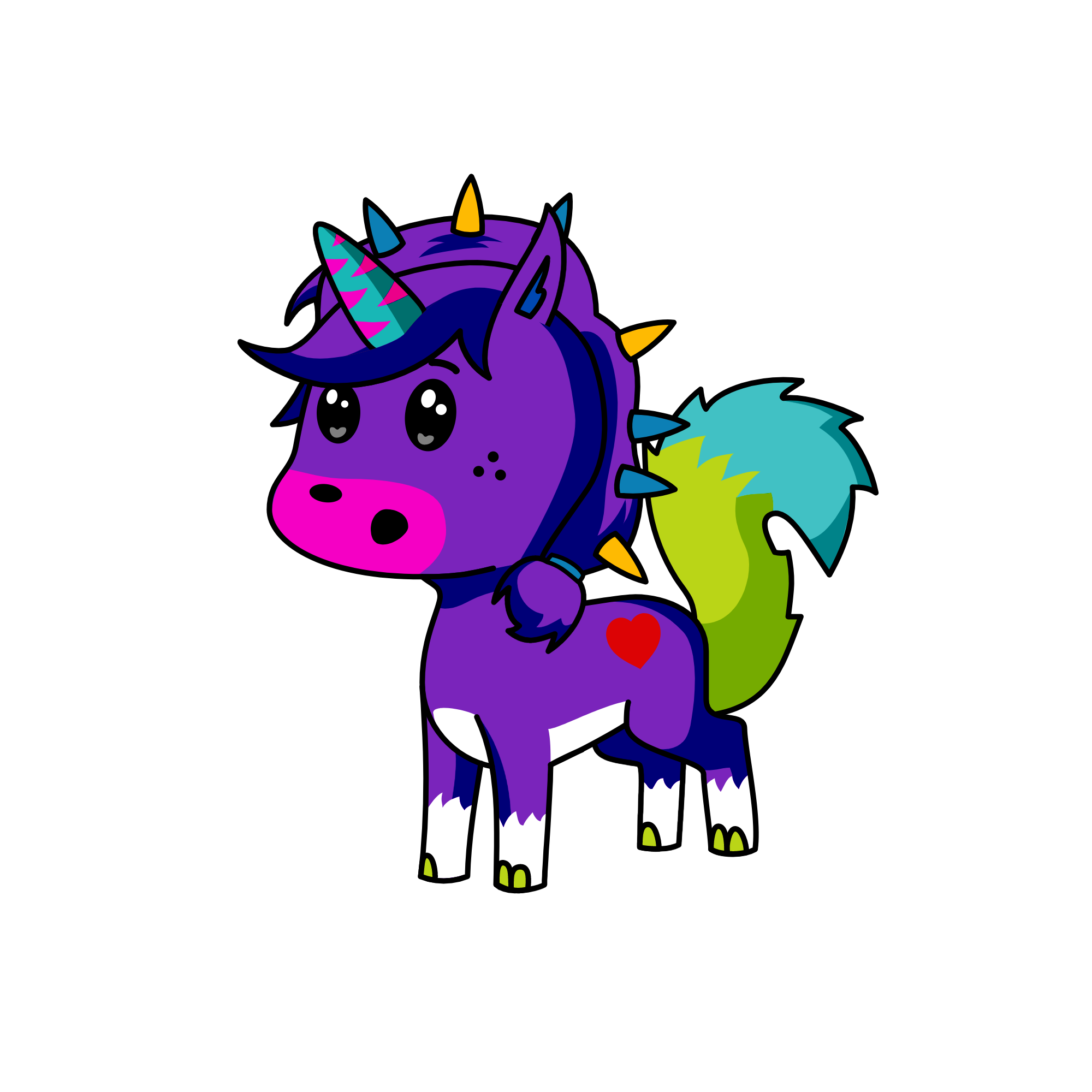 spike, the unicorn